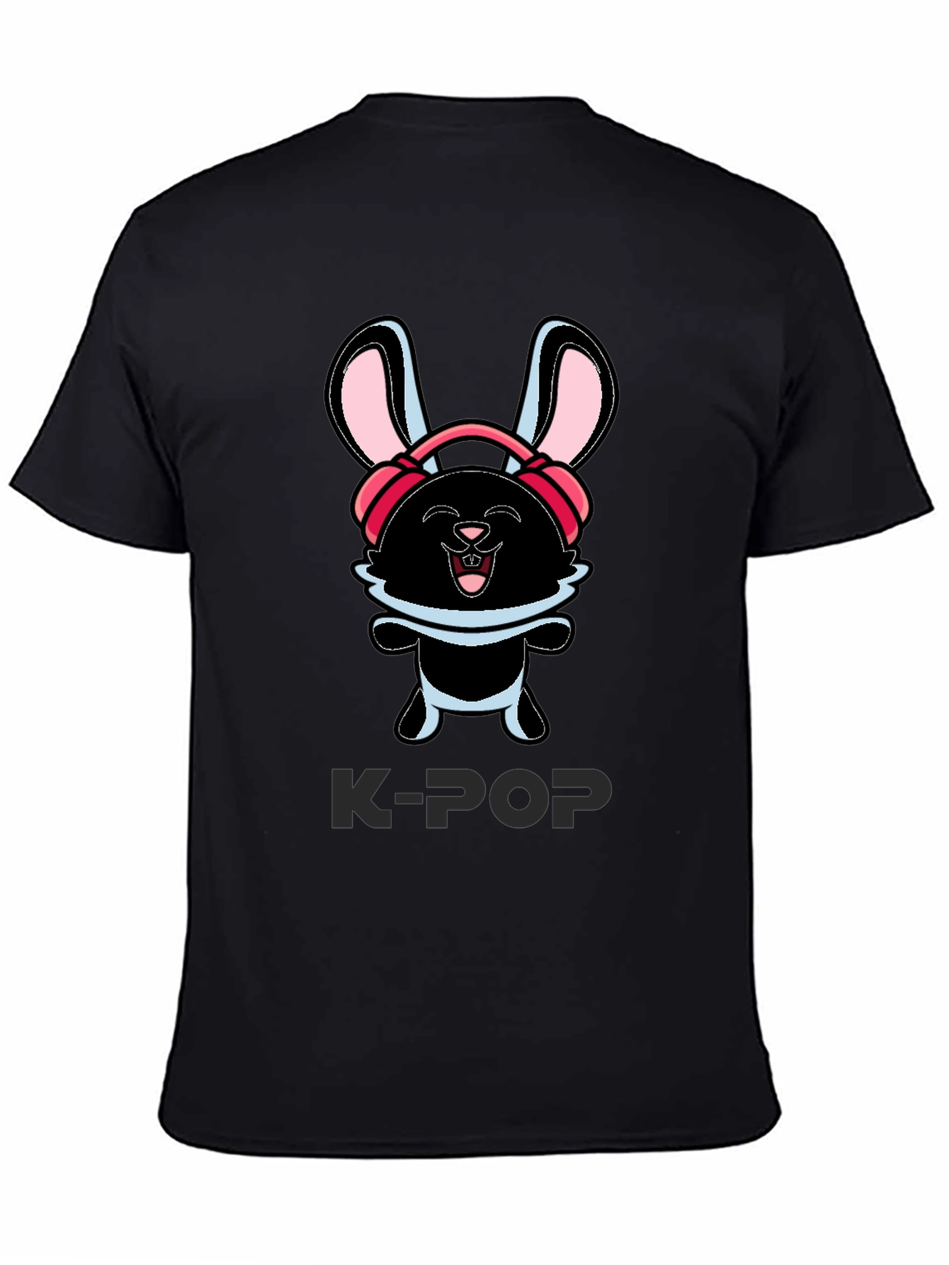 K-Pop Bunny Graphic T-Shirt