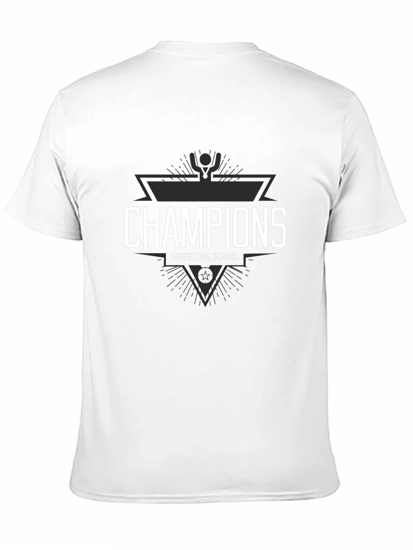 Champions Wrestling School Black T-Shirt