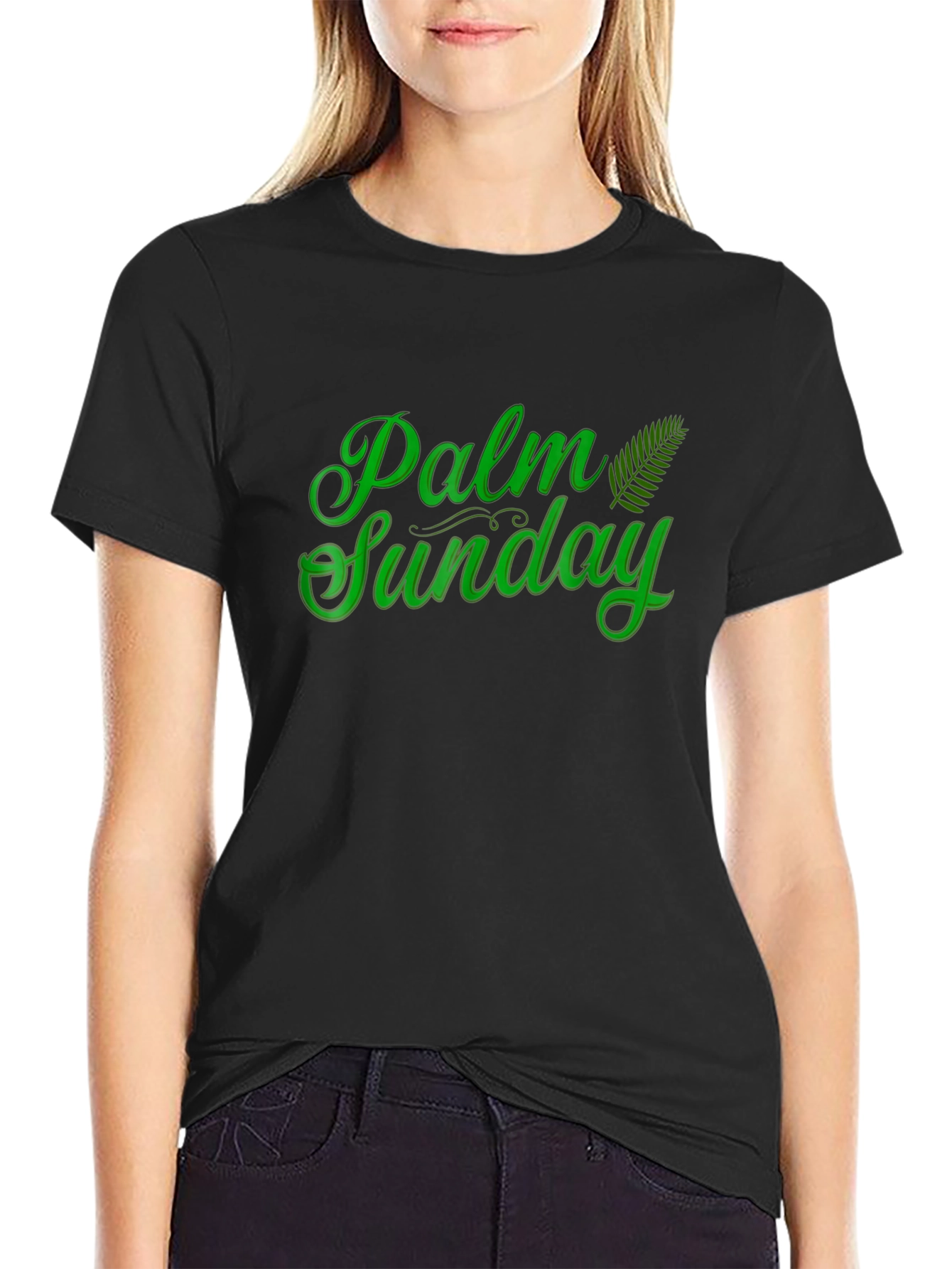 Palm Sunday Black T-Shirt