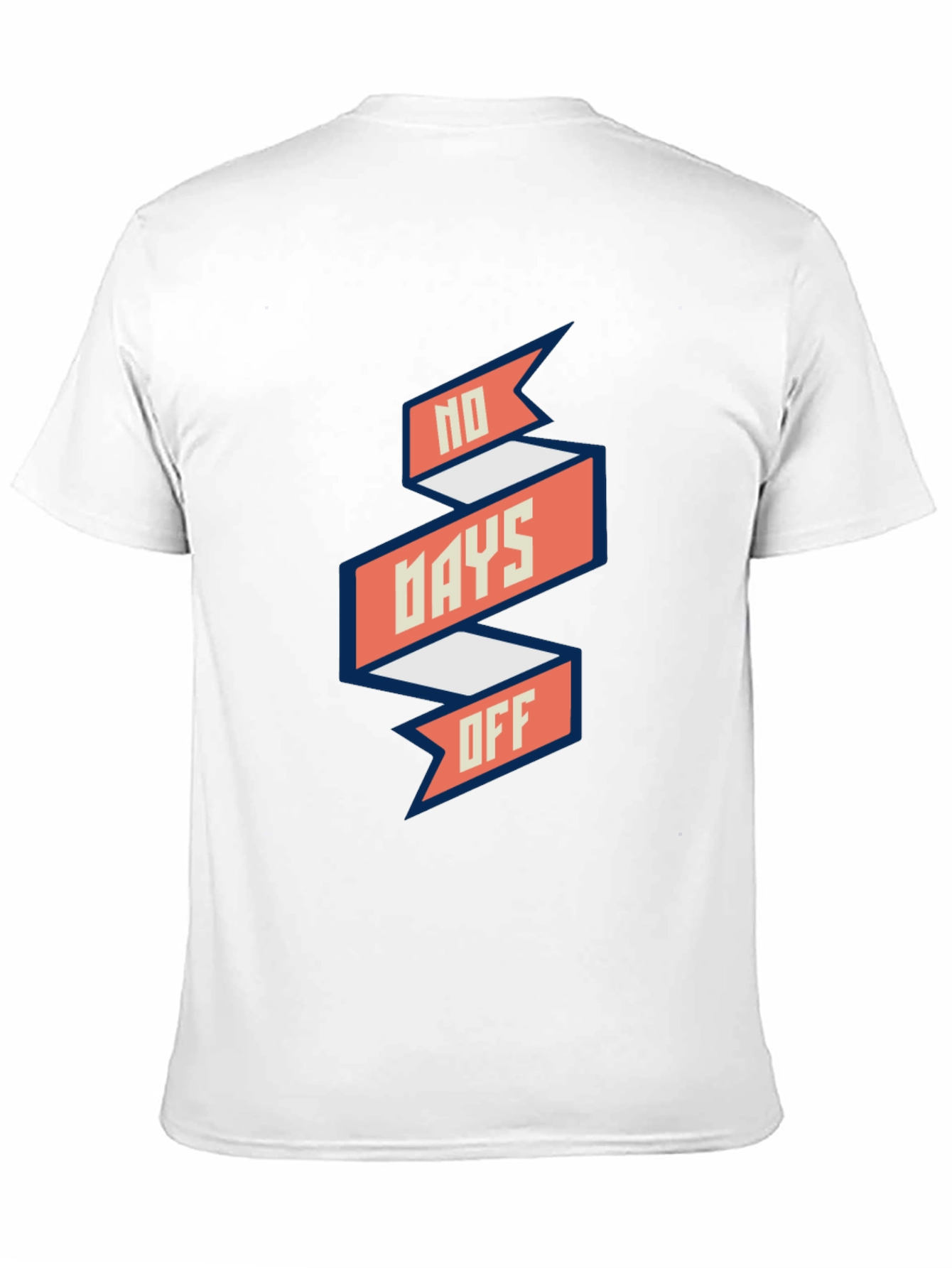 No Days Off Graphic Tee - Black Casual T-Shirt