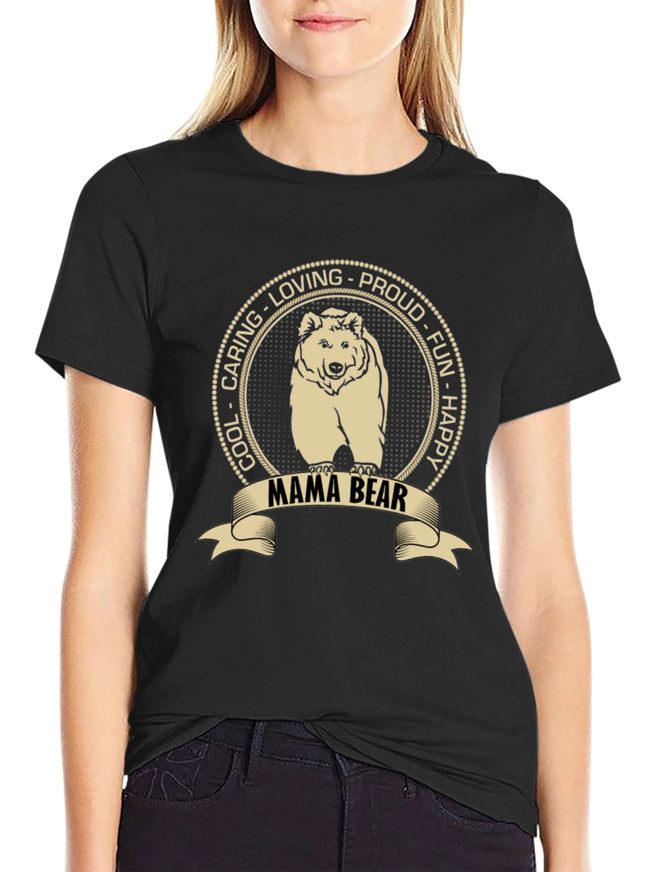 Mama Bear Graphic Tee - Soft & Stylish
