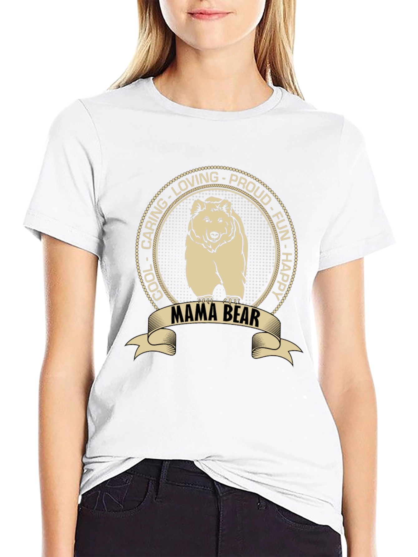 Mama Bear Graphic Tee - Soft & Stylish