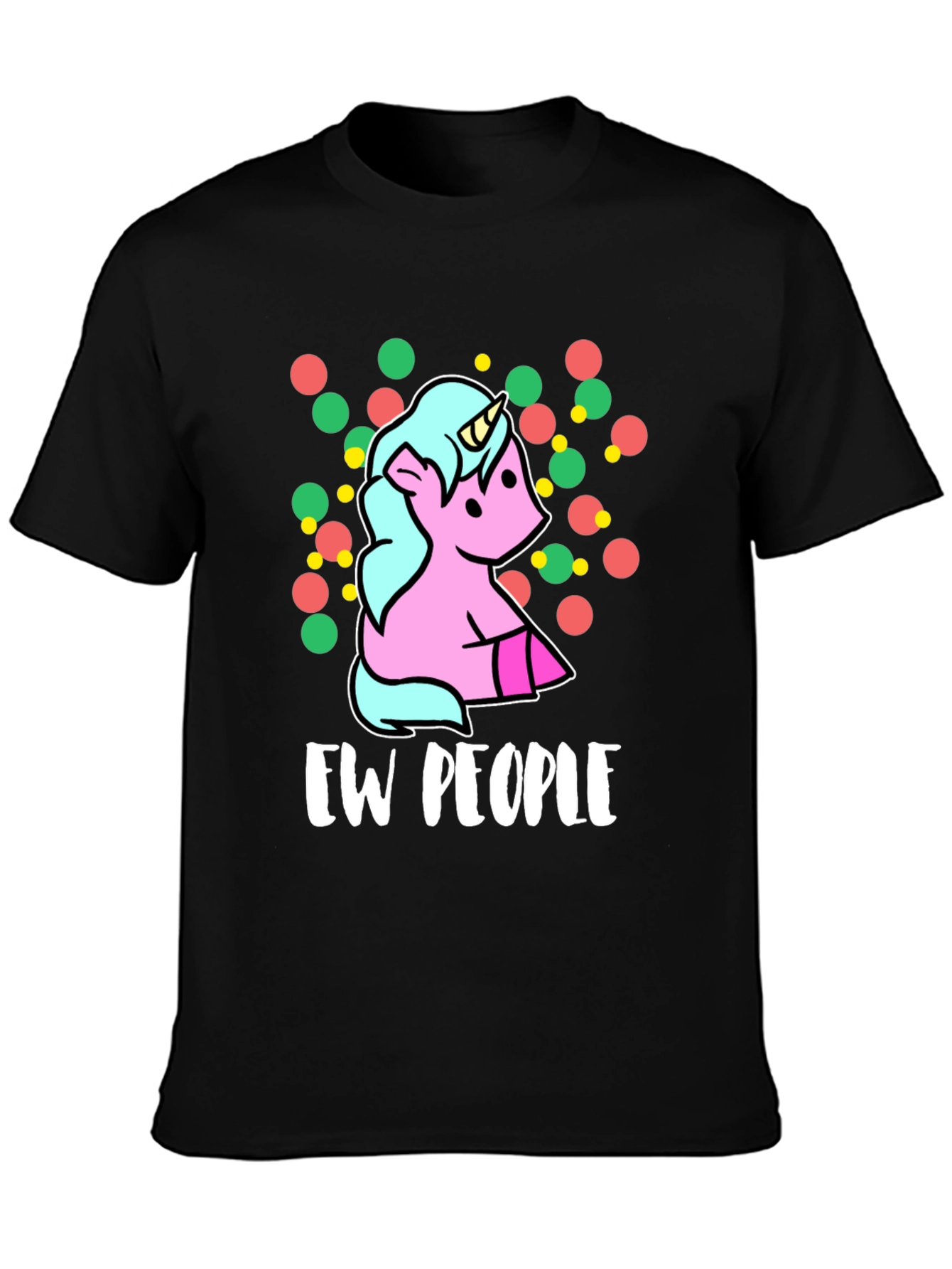 Ew People Unicorn Graphic T-Shirt