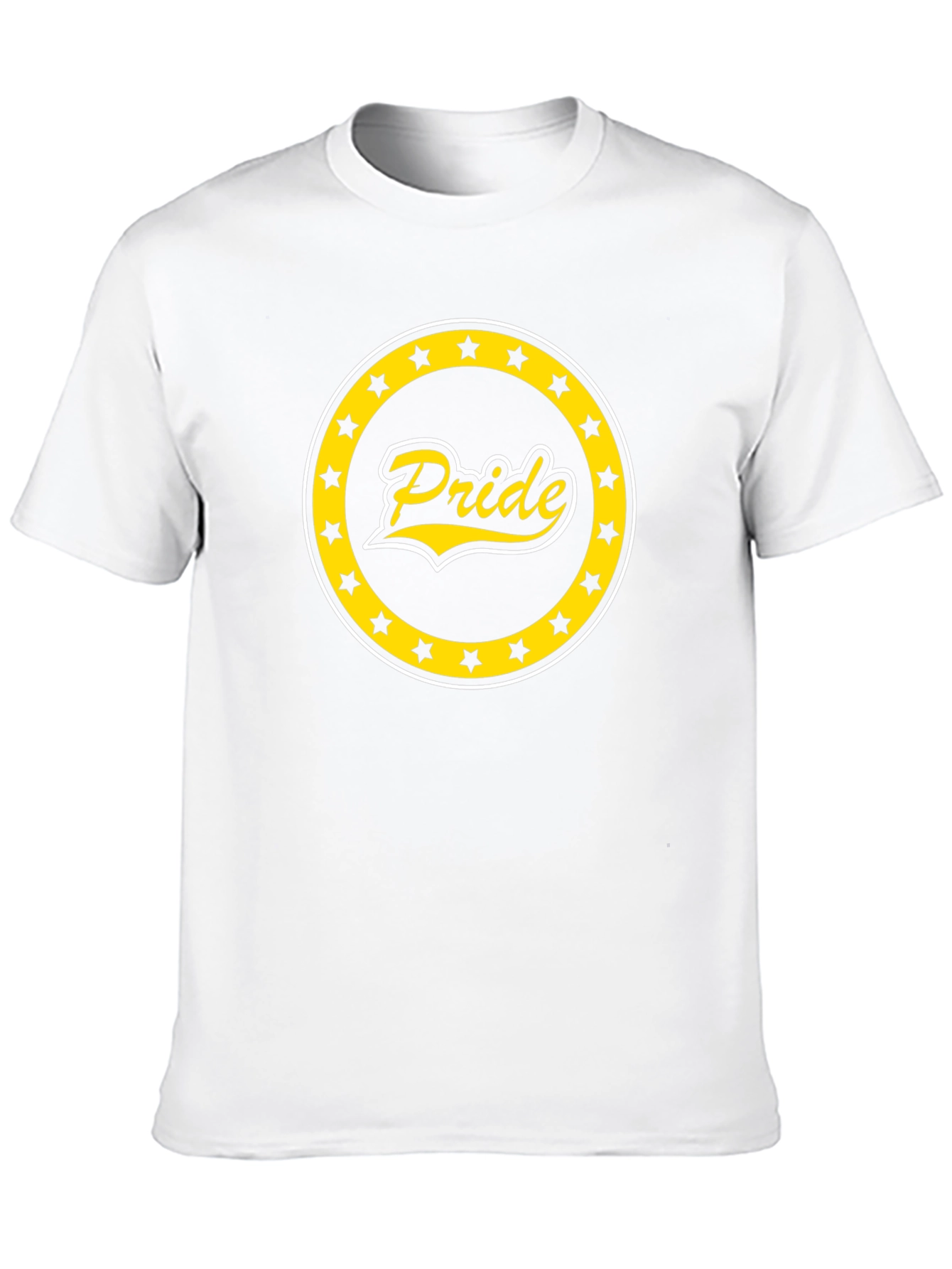 Pride Star Circle Graphic Tee - Black