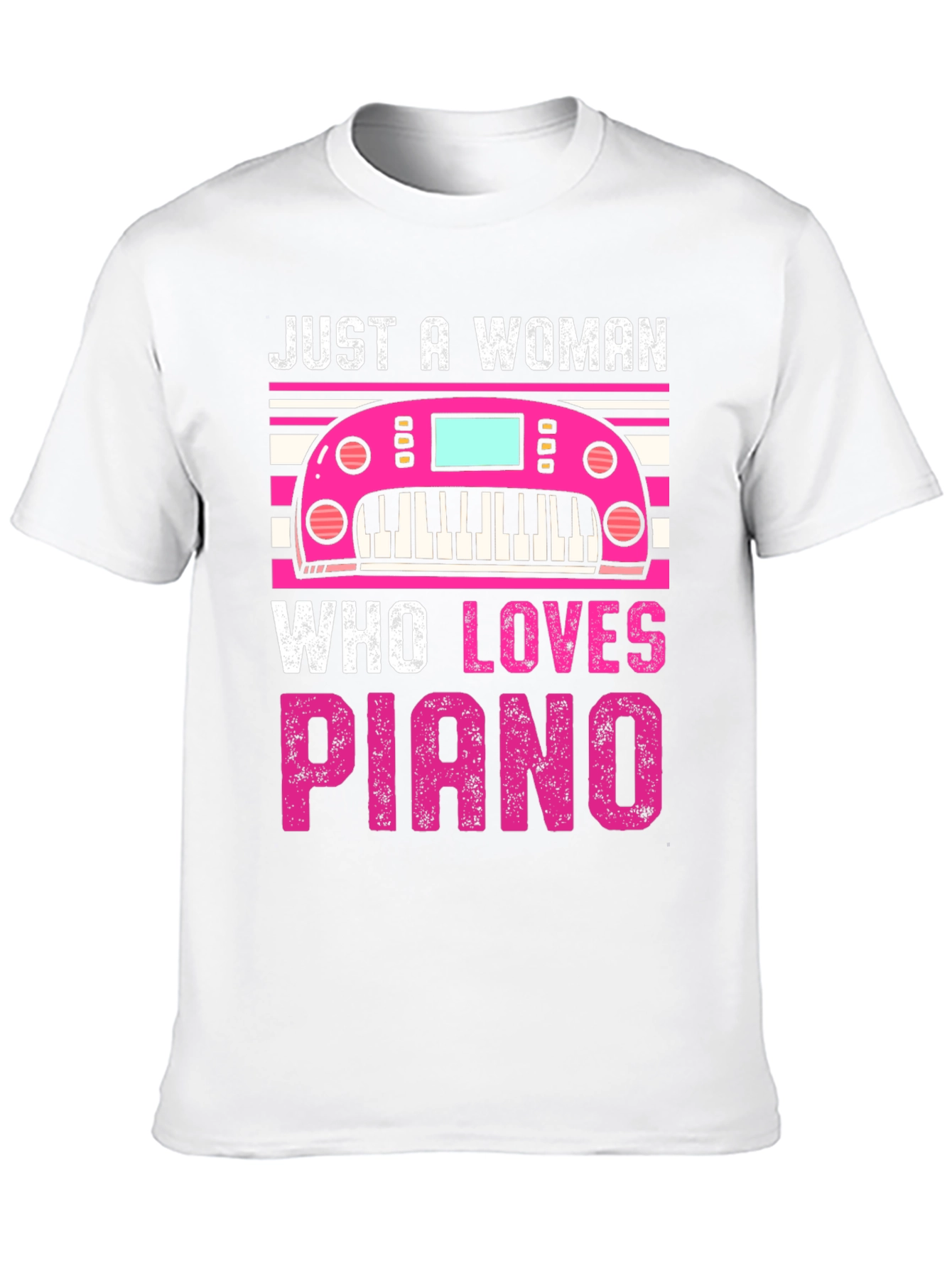 Piano Lover Womans Graphic Tee