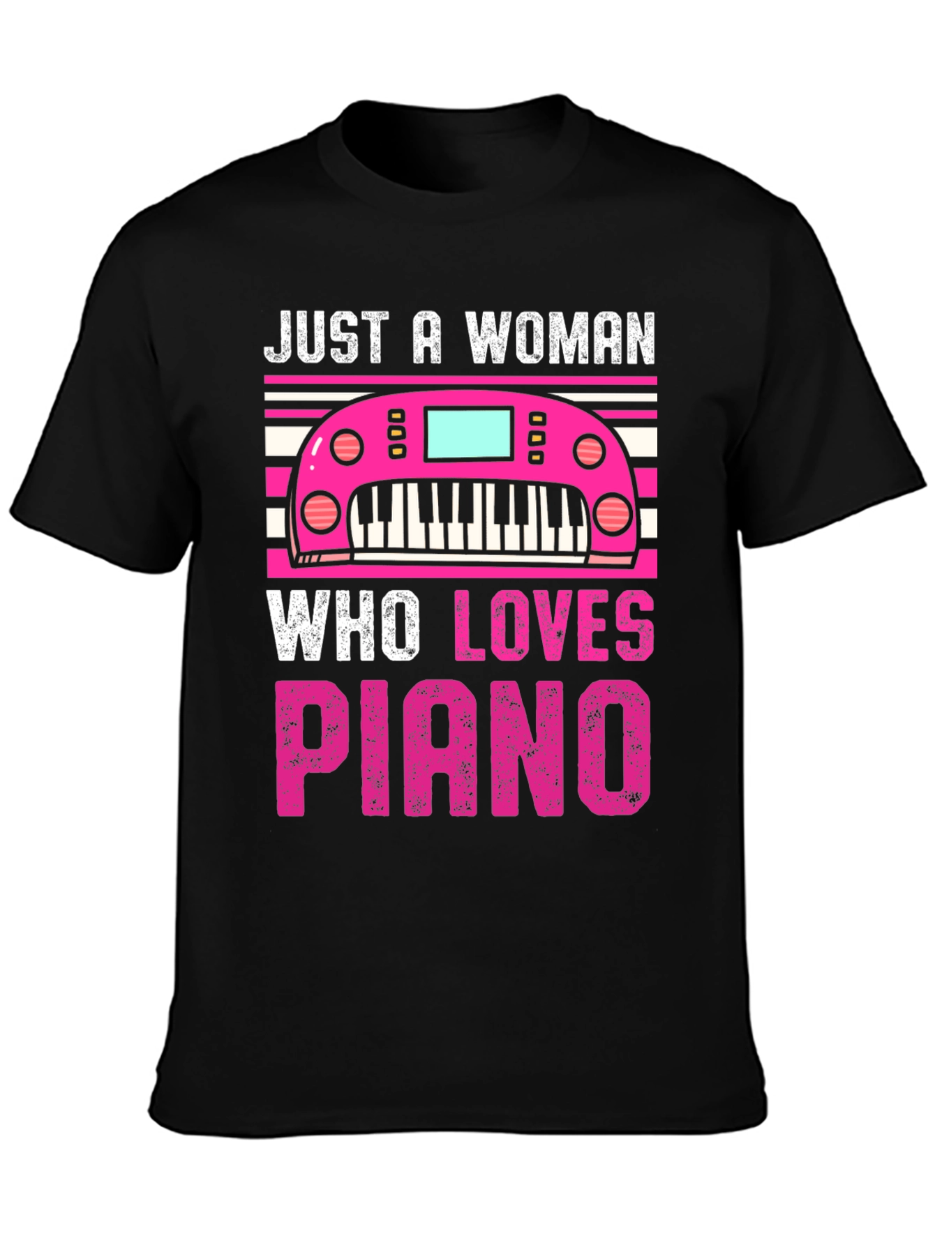 Piano Lover Womans Graphic Tee