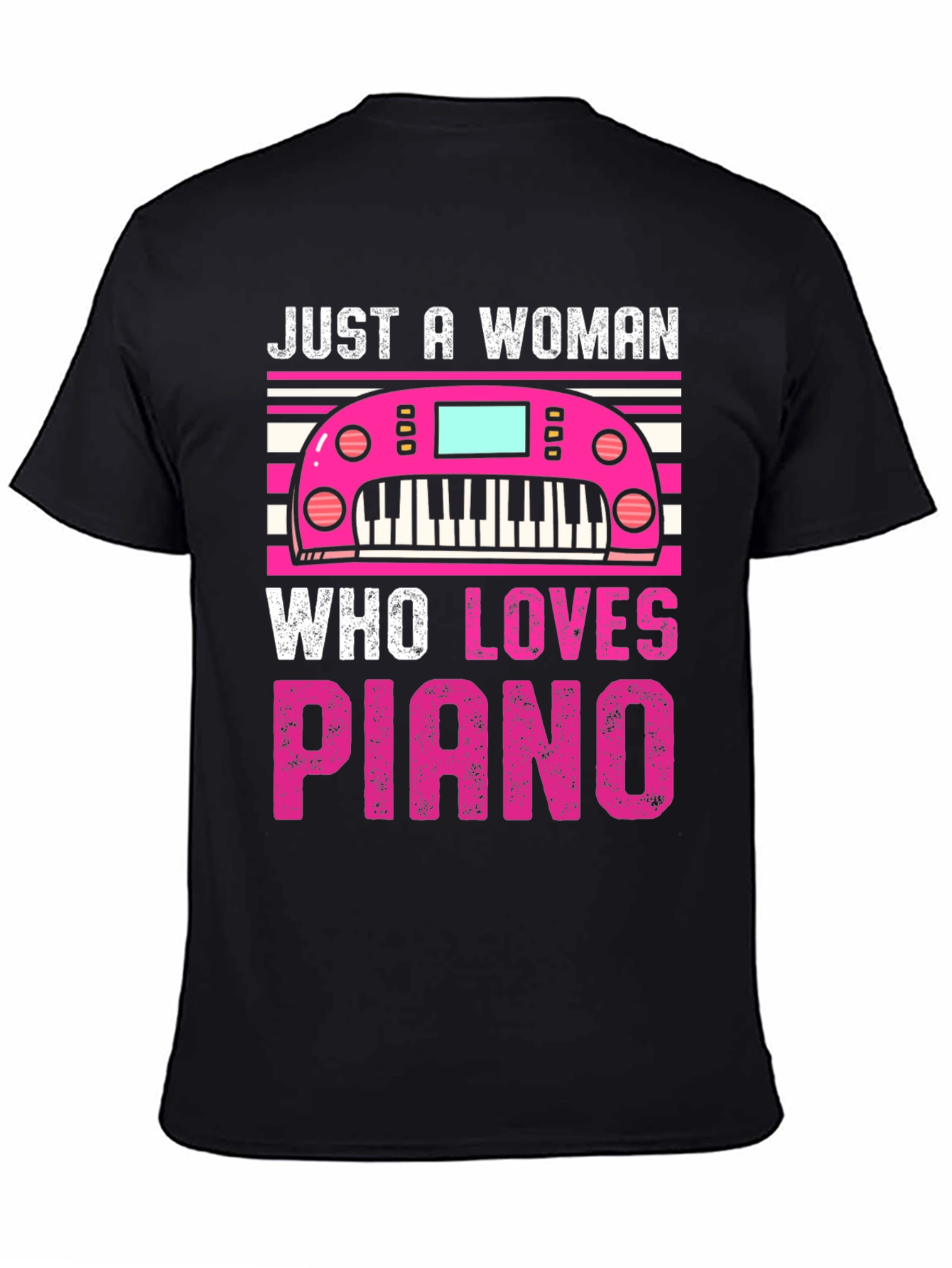 Piano Lover Womans Graphic Tee