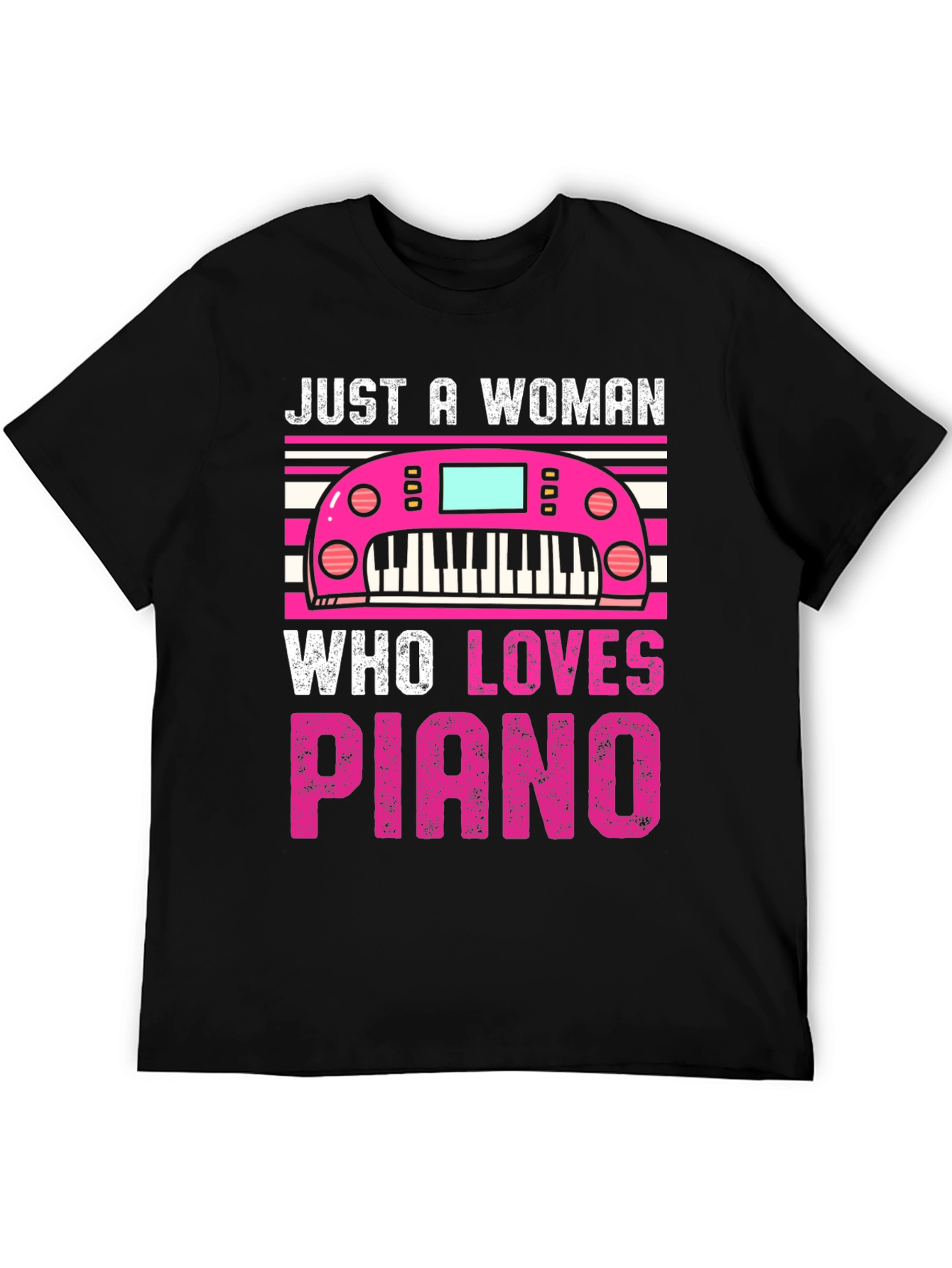 Piano Lover Womans Graphic Tee