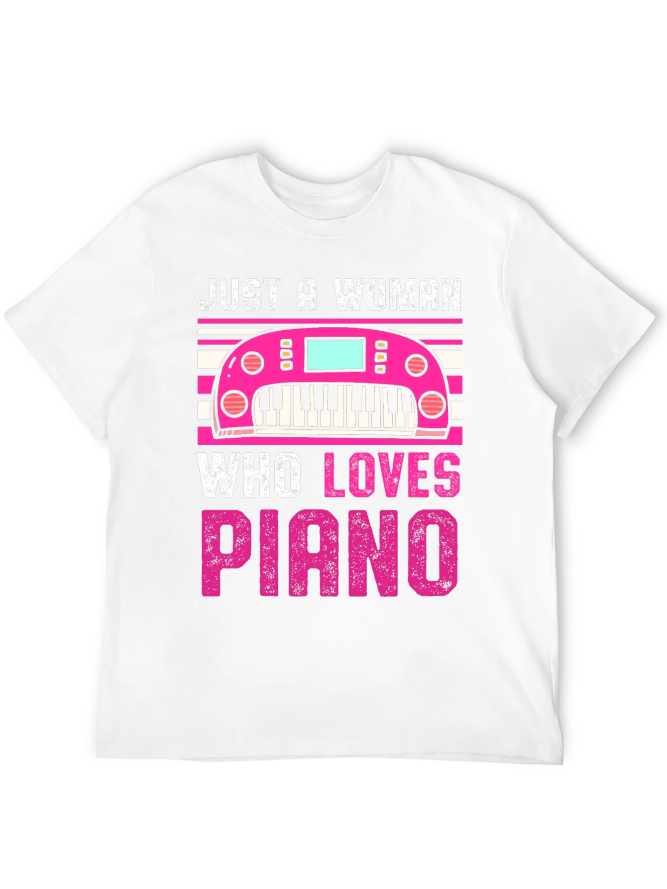 Piano Lover Womans Graphic Tee