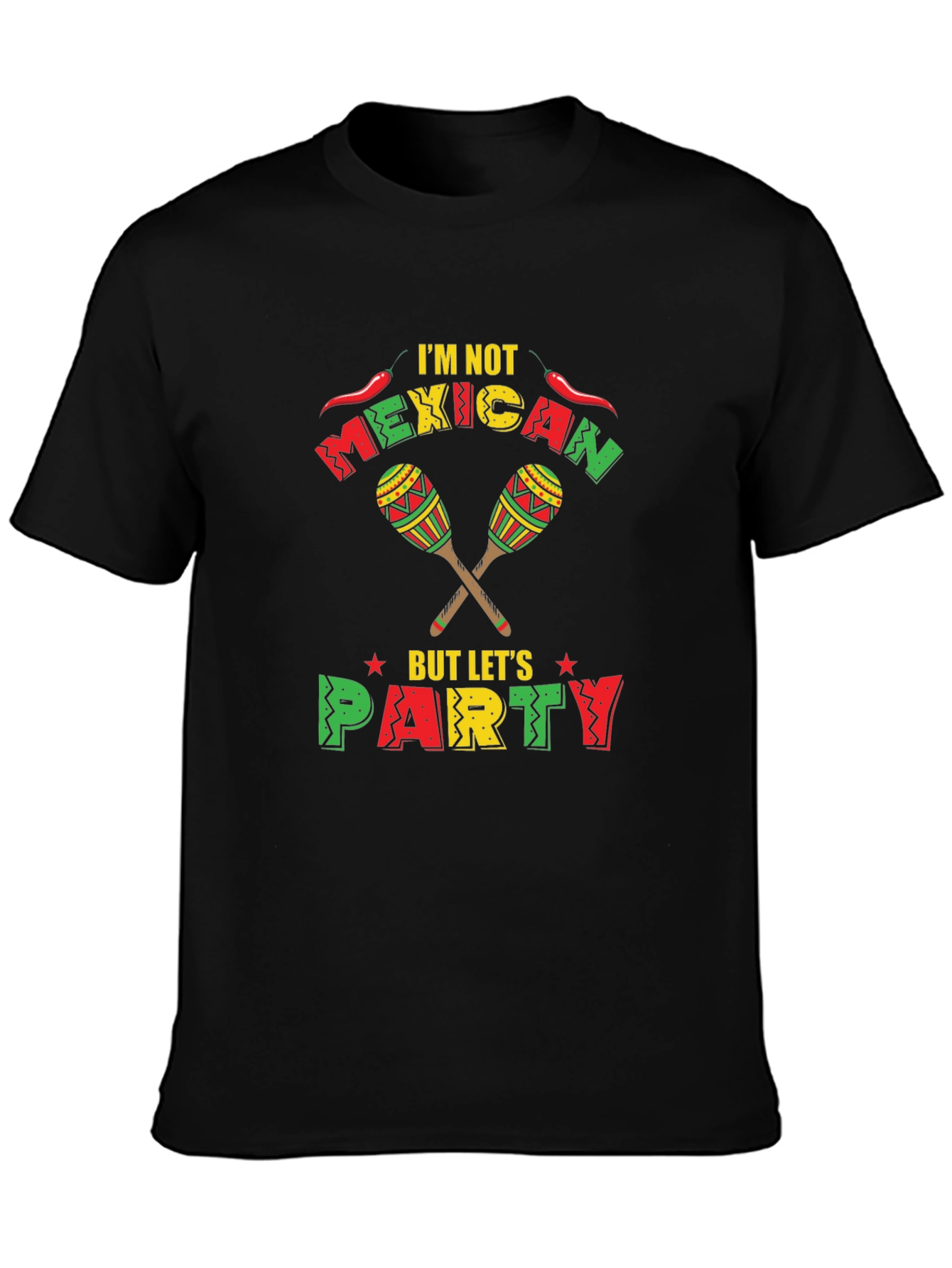 Mexican Fiesta T-Shirt - Lets Party!