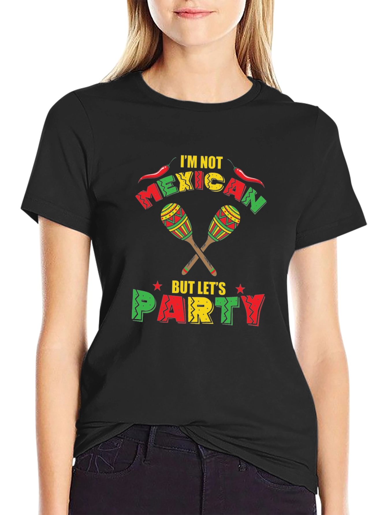 Mexican Fiesta T-Shirt - Lets Party!