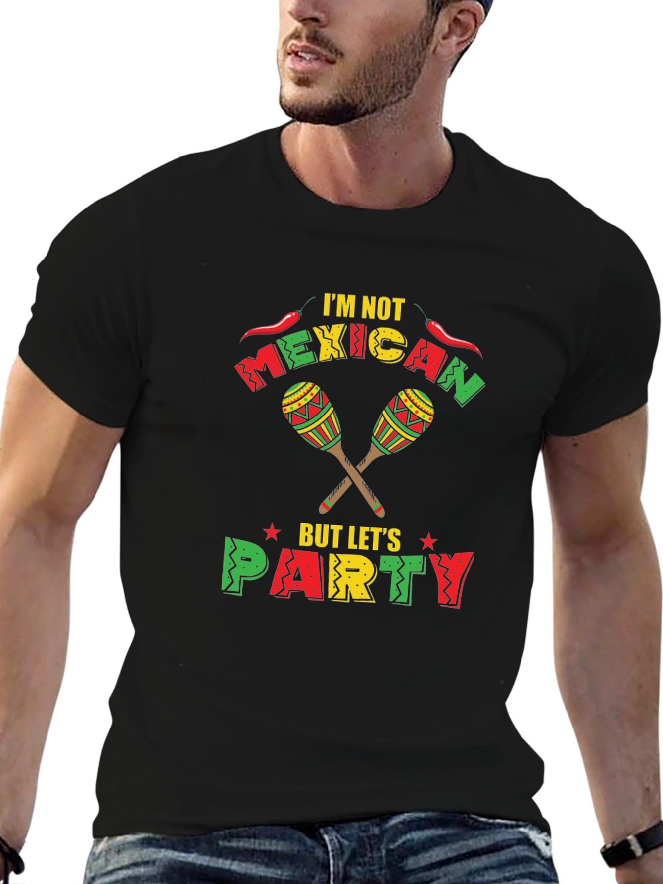 Mexican Fiesta T-Shirt - Lets Party!
