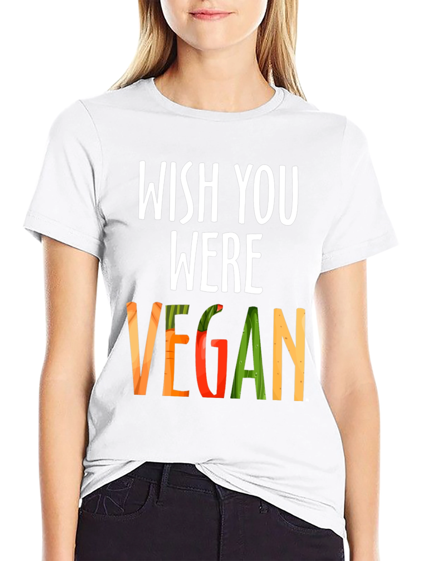 Wish You Were Vegan T-Shirt