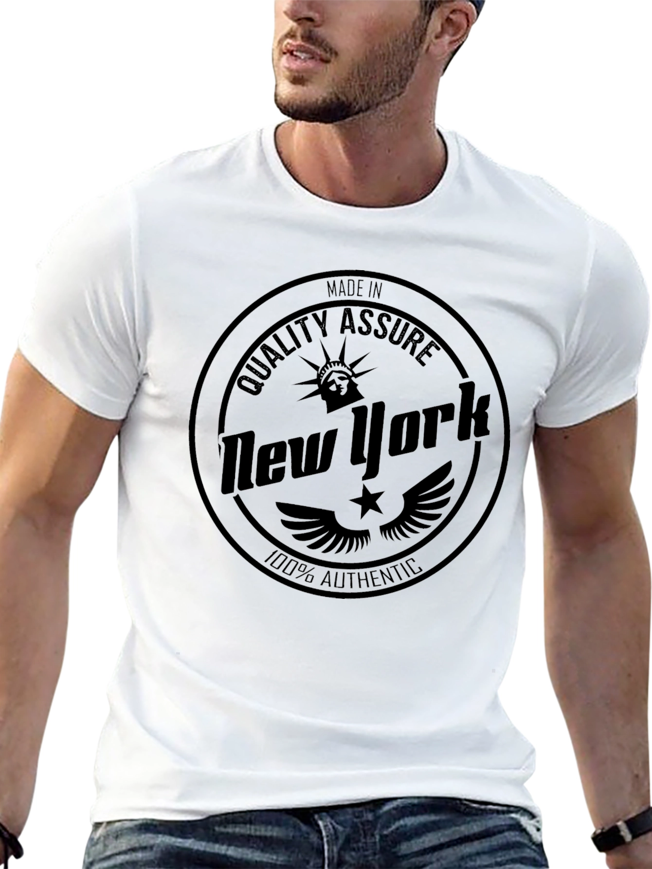 New York Quality Assure Black T-Shirt