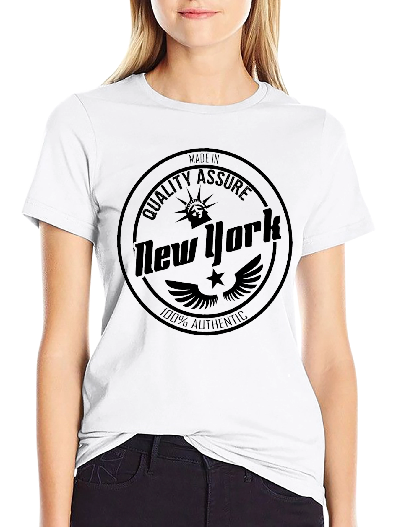 New York Quality Assure Black T-Shirt