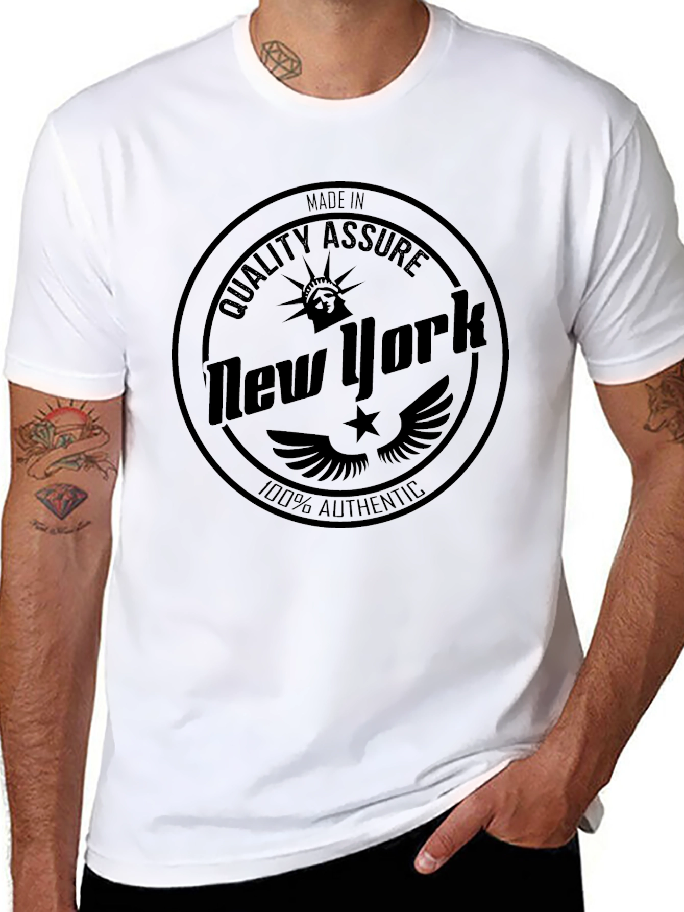 New York Quality Assure Black T-Shirt