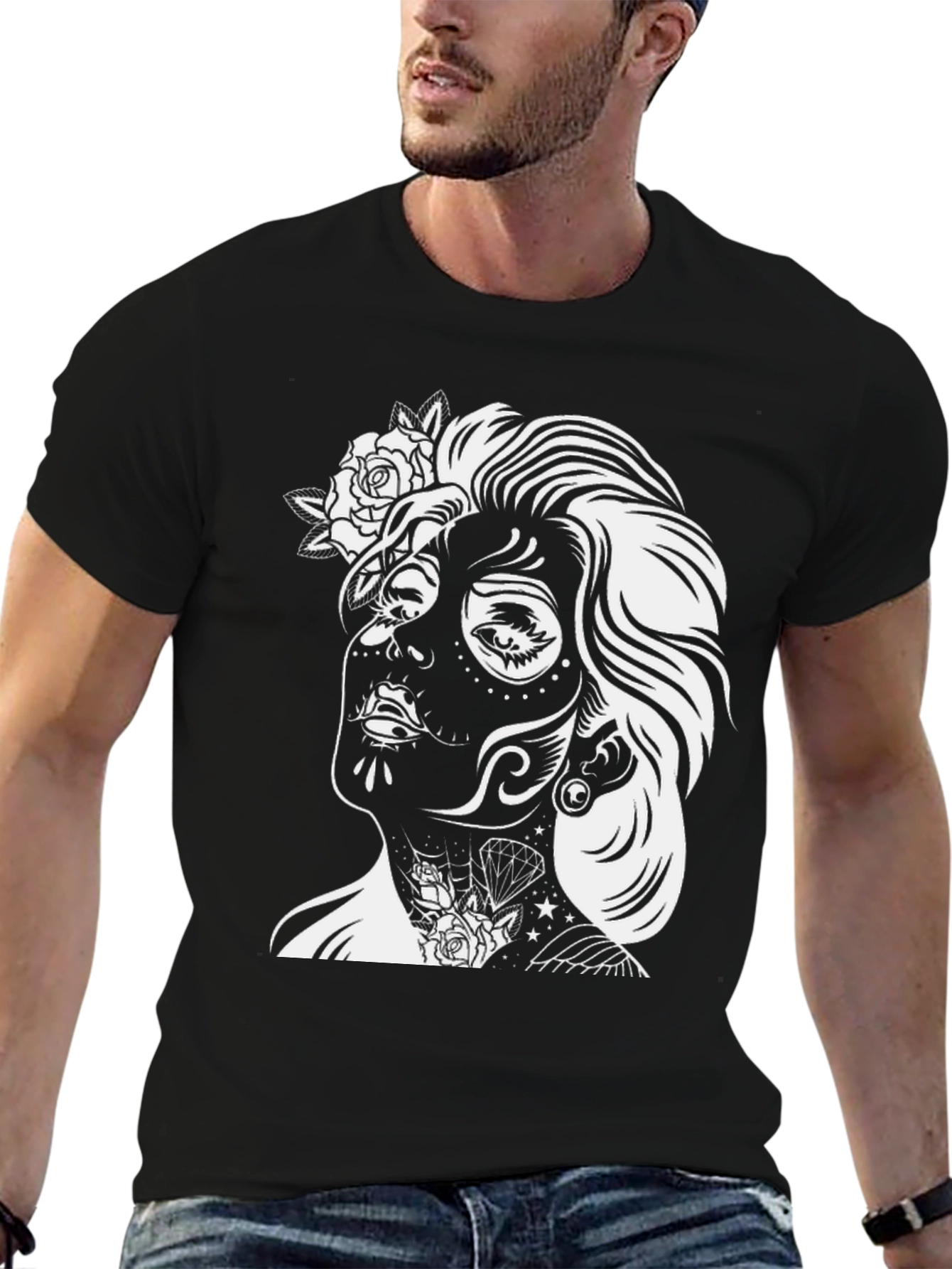 Day of the Dead Woman Graphic Tee