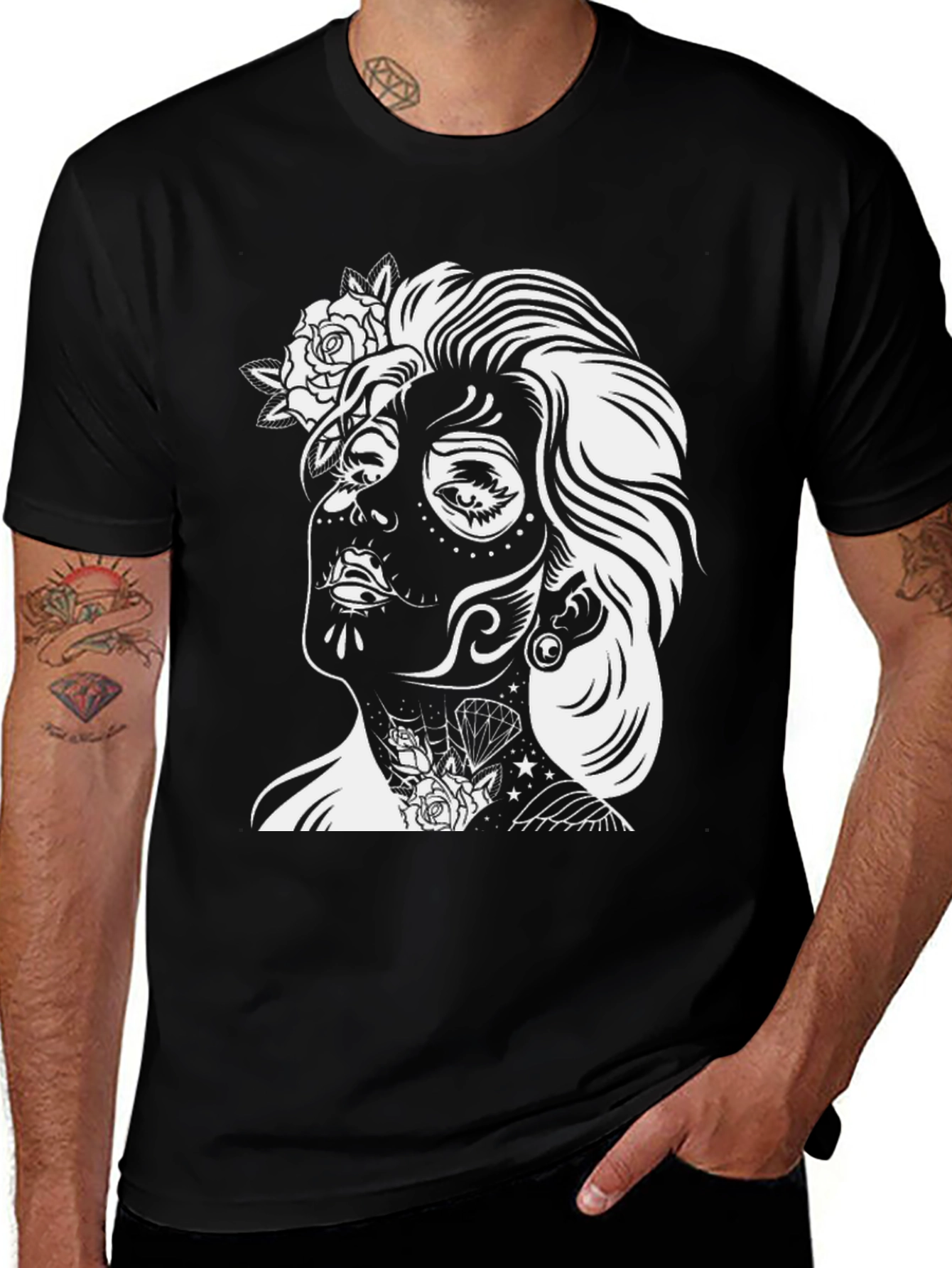Day of the Dead Woman Graphic Tee