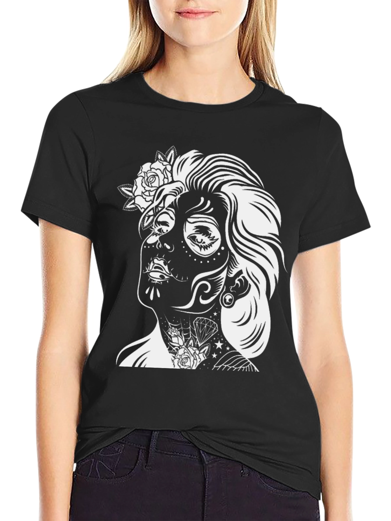 Day of the Dead Woman Graphic Tee