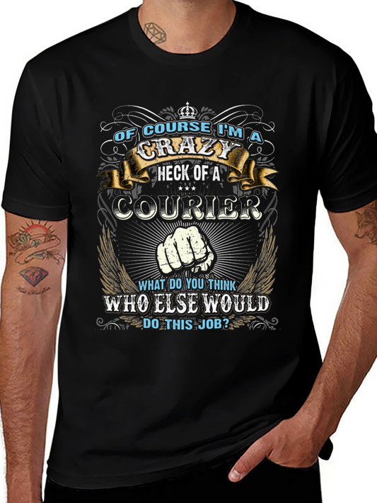 Crazy Courier Graphic T-Shirt