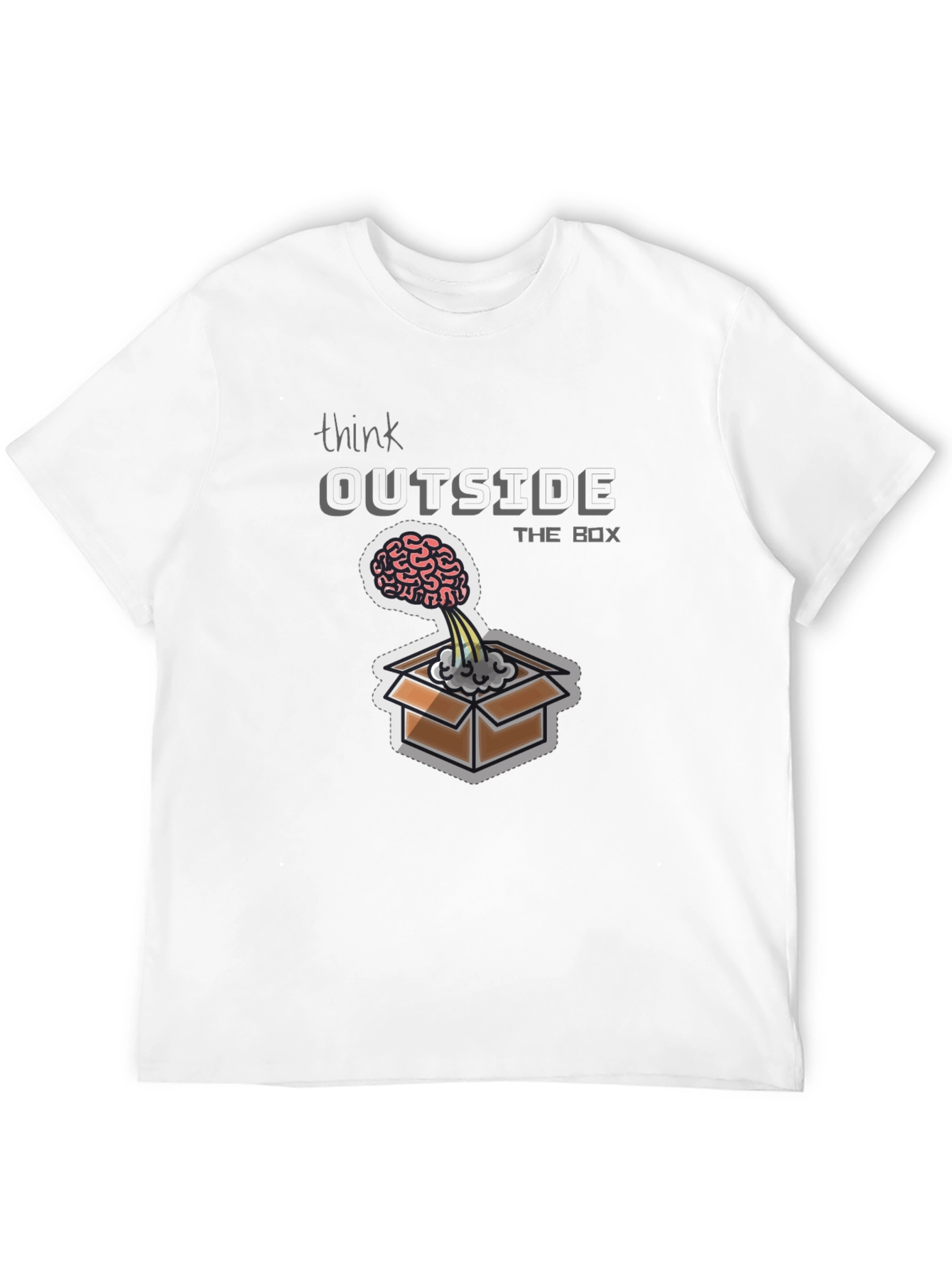 Think Outside the Box Graphic Tee