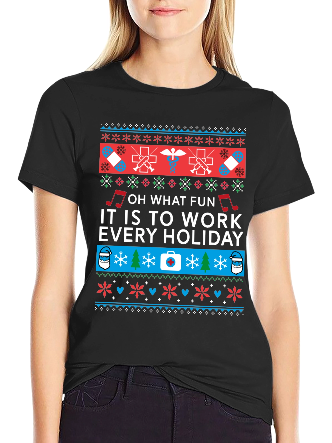 Holiday Work T-Shirt - Nurse/Doctor Novelty