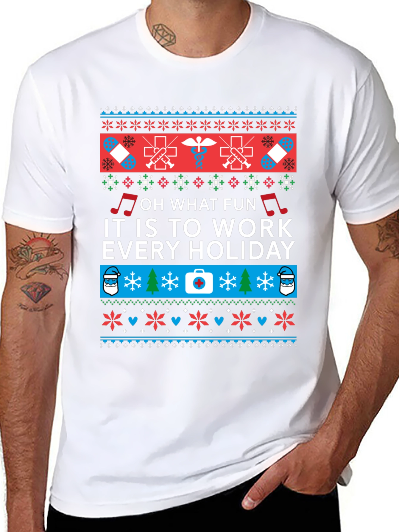 Holiday Work T-Shirt - Nurse/Doctor Novelty