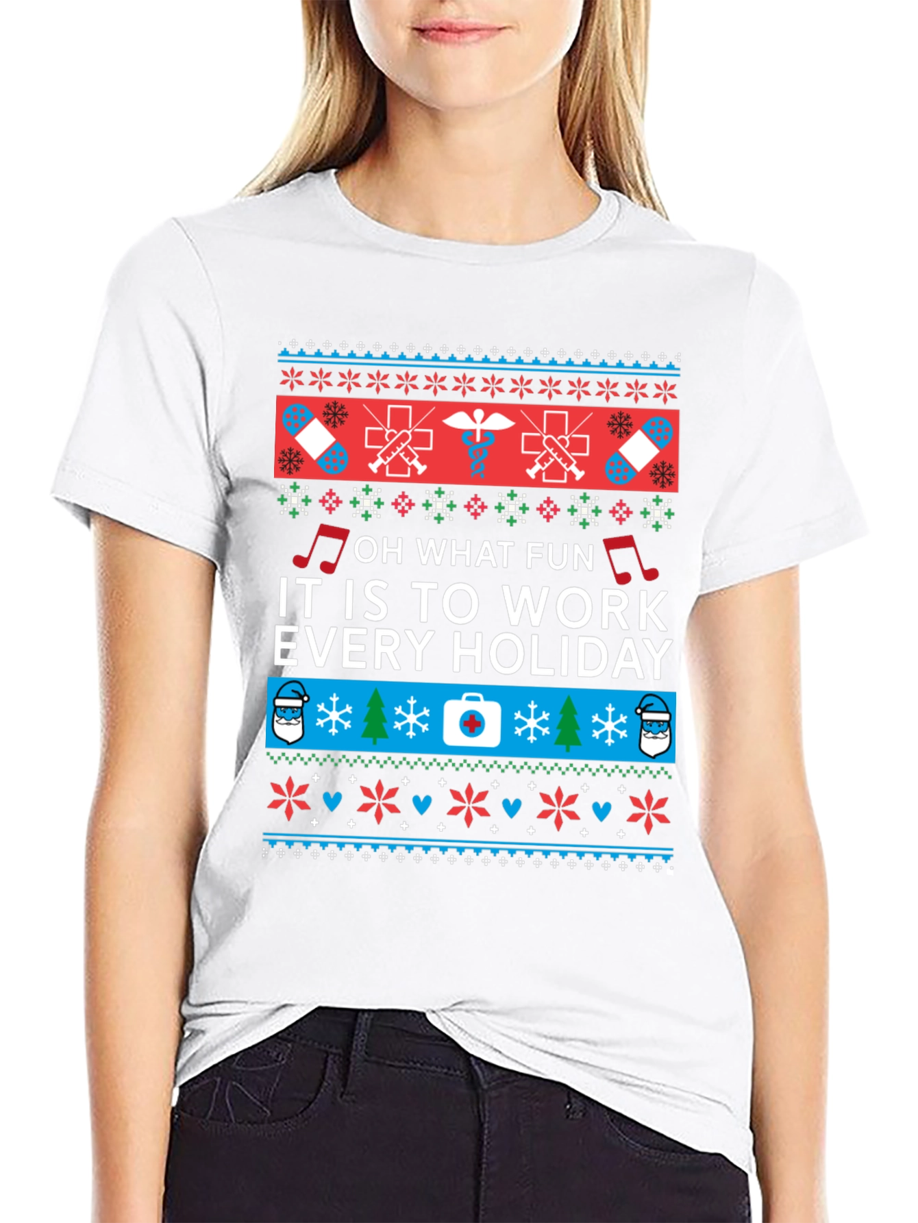 Holiday Work T-Shirt - Nurse/Doctor Novelty