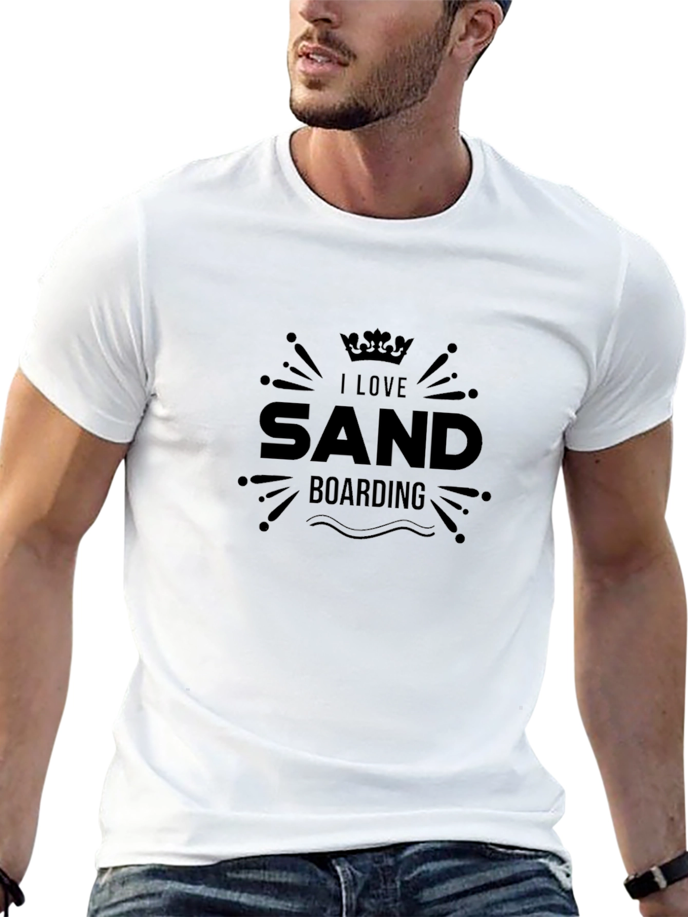 Sand Boarding T-Shirt - Black