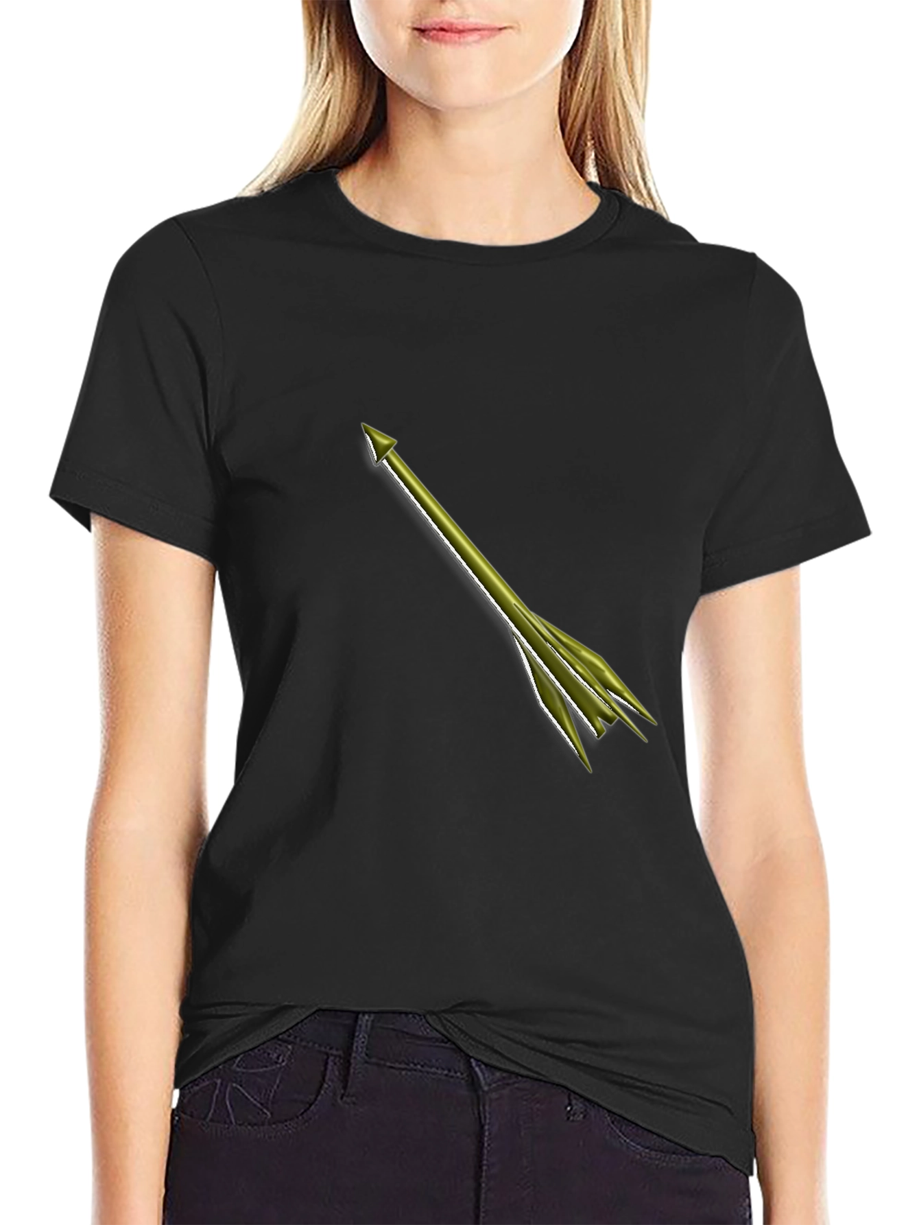 Arrow Graphic Tee - Mens Black T-Shirt