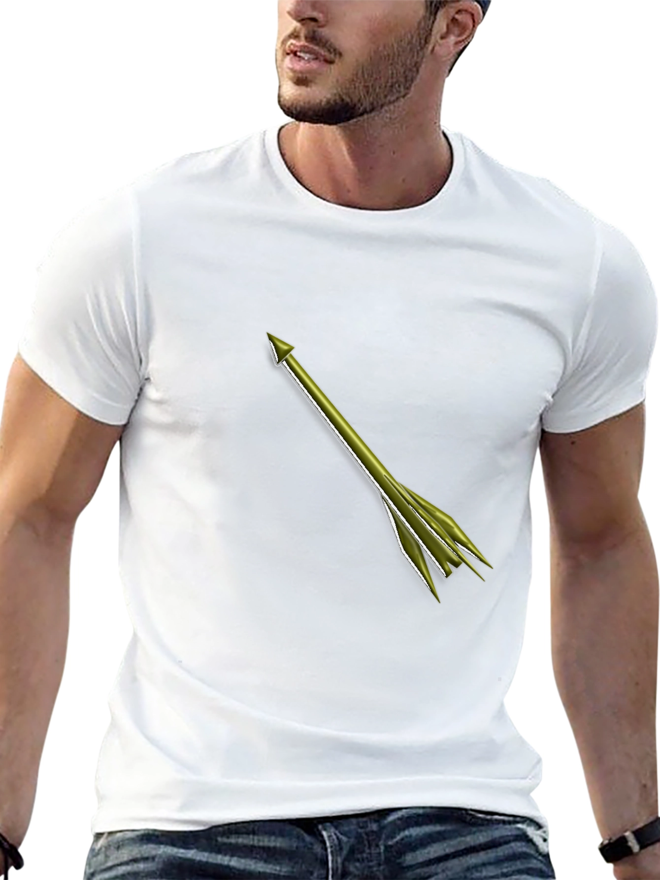 Arrow Graphic Tee - Mens Black T-Shirt