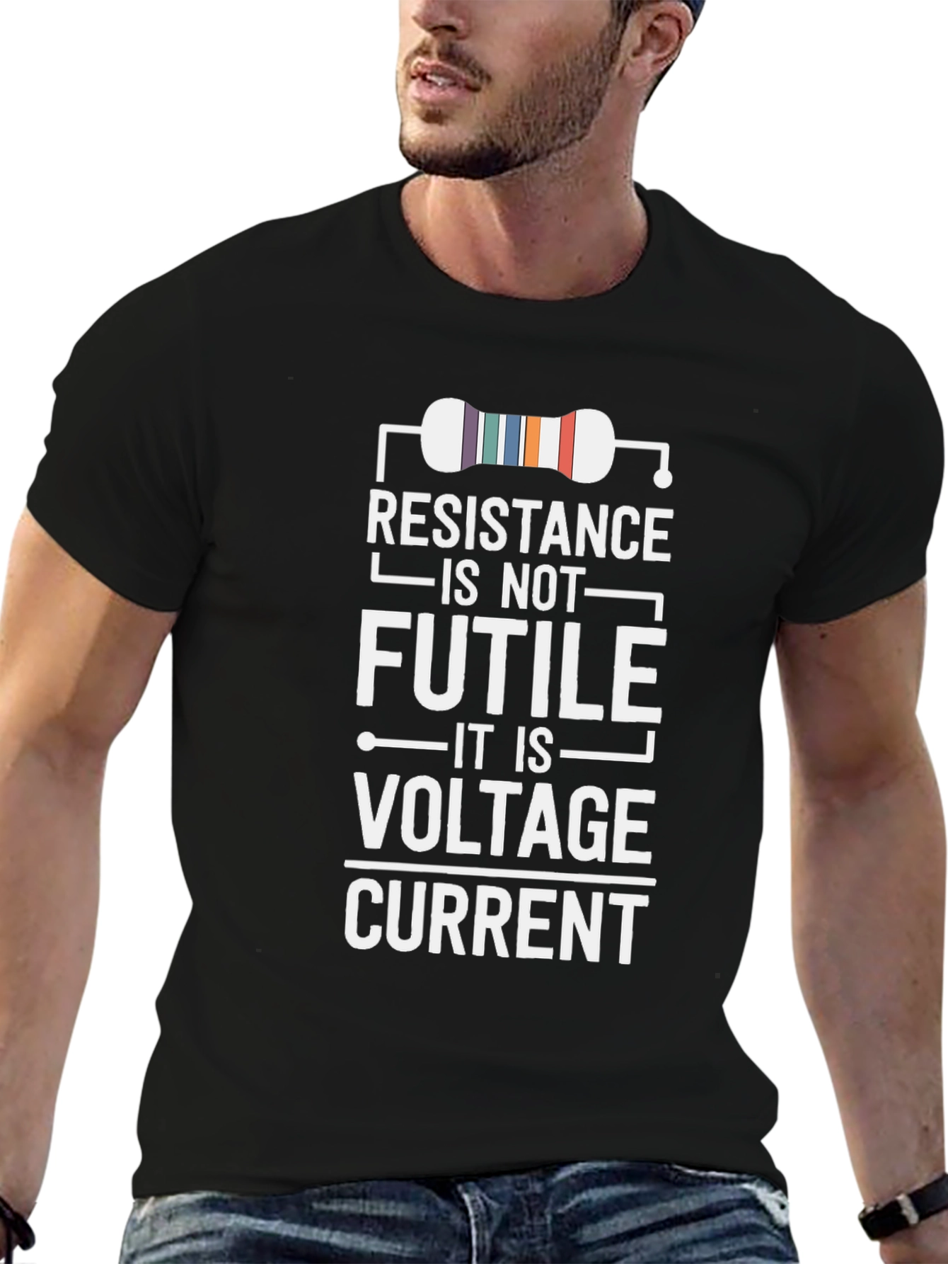 Resistance Is Not Futile Funny Science T-Shirt