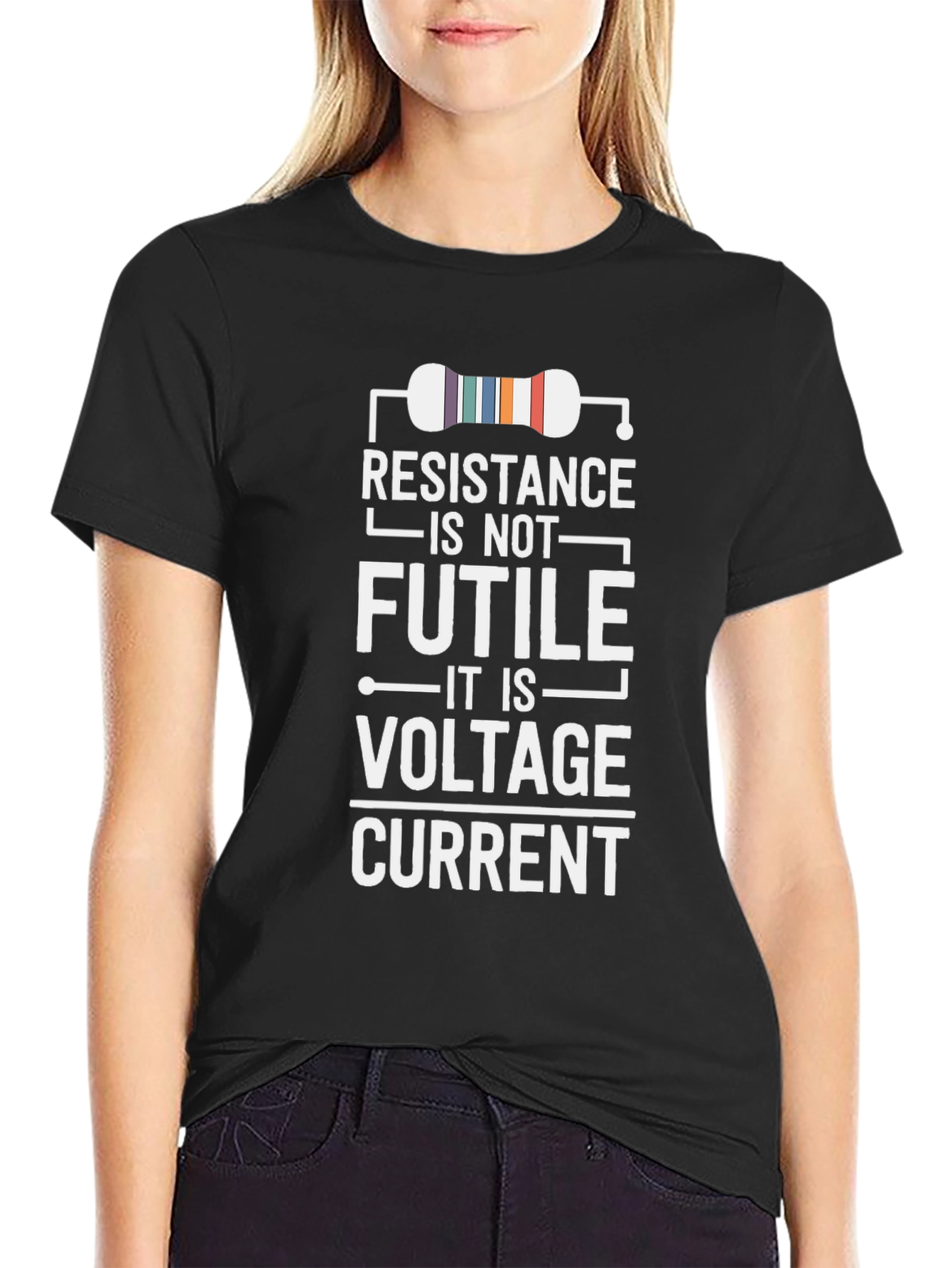 Resistance Is Not Futile Funny Science T-Shirt