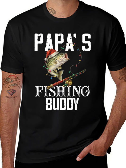 Papas Fishing Buddy T-Shirt