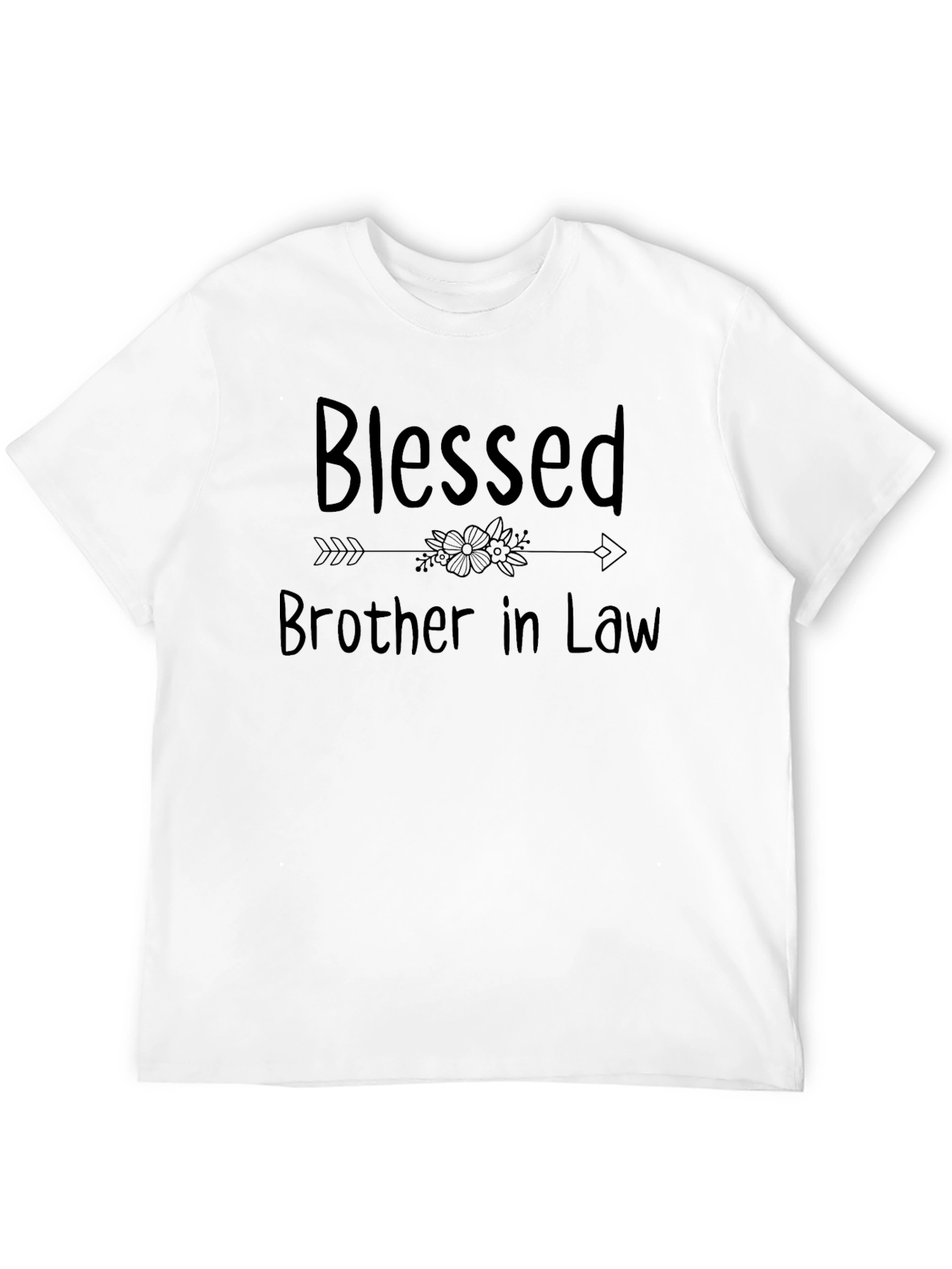 Blessed Brother In Law Black T-Shirt