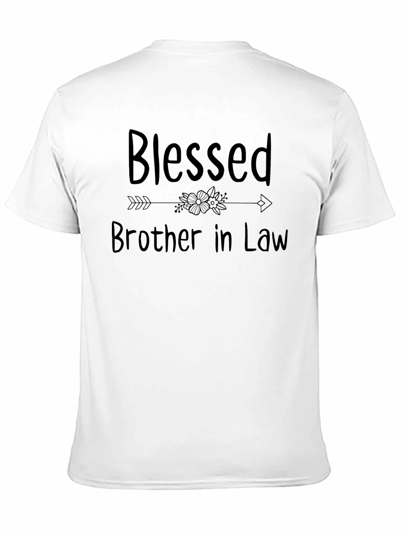 Blessed Brother In Law Black T-Shirt