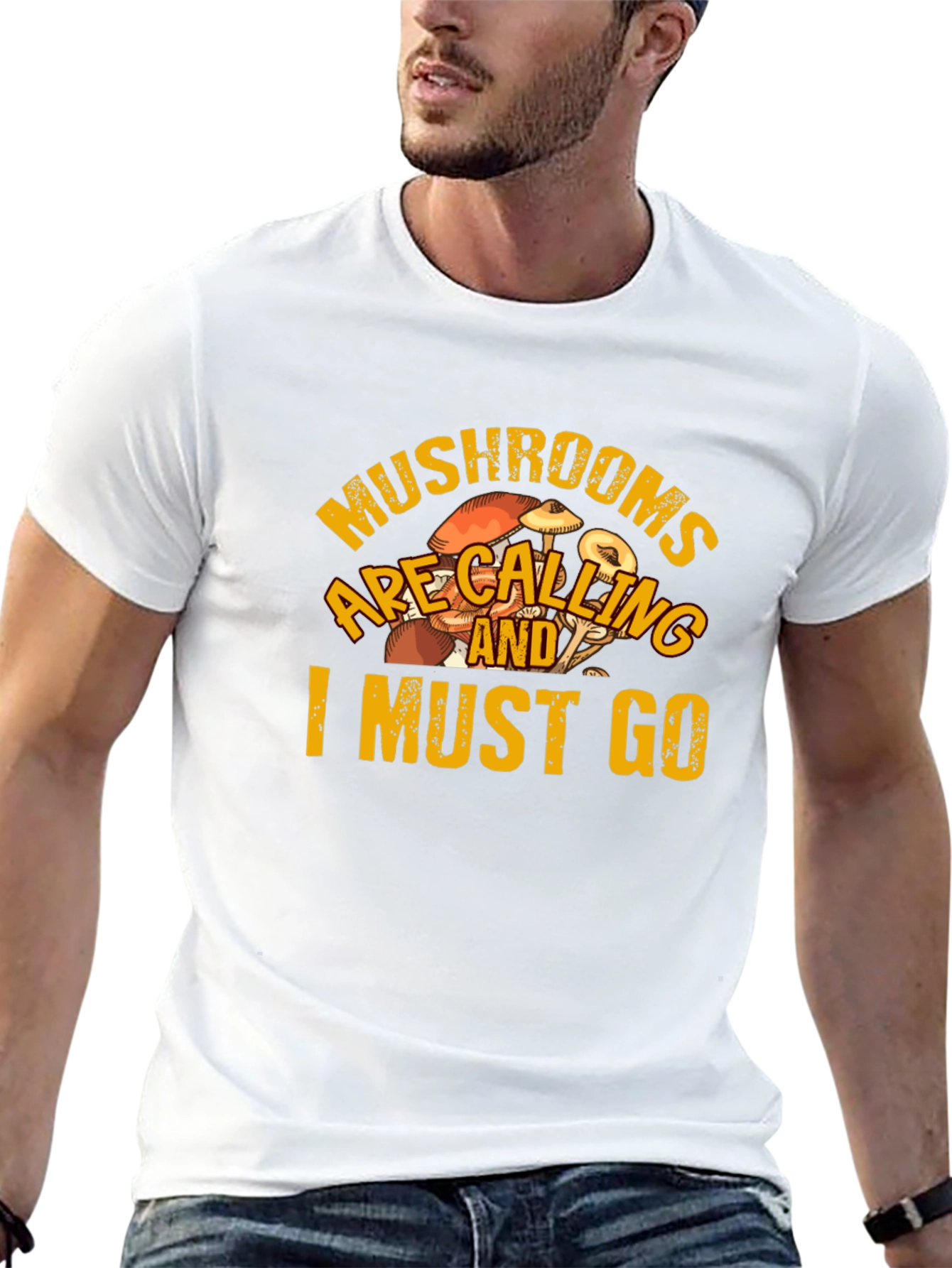 Mushroom Calling T-Shirt - Funny Foraging Tee