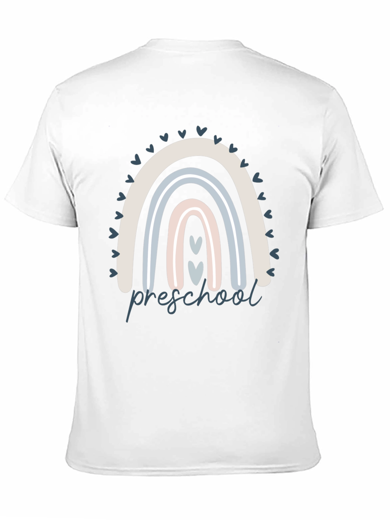Preschool Rainbow Graphic Tee - Cute Teacher T-Shirt