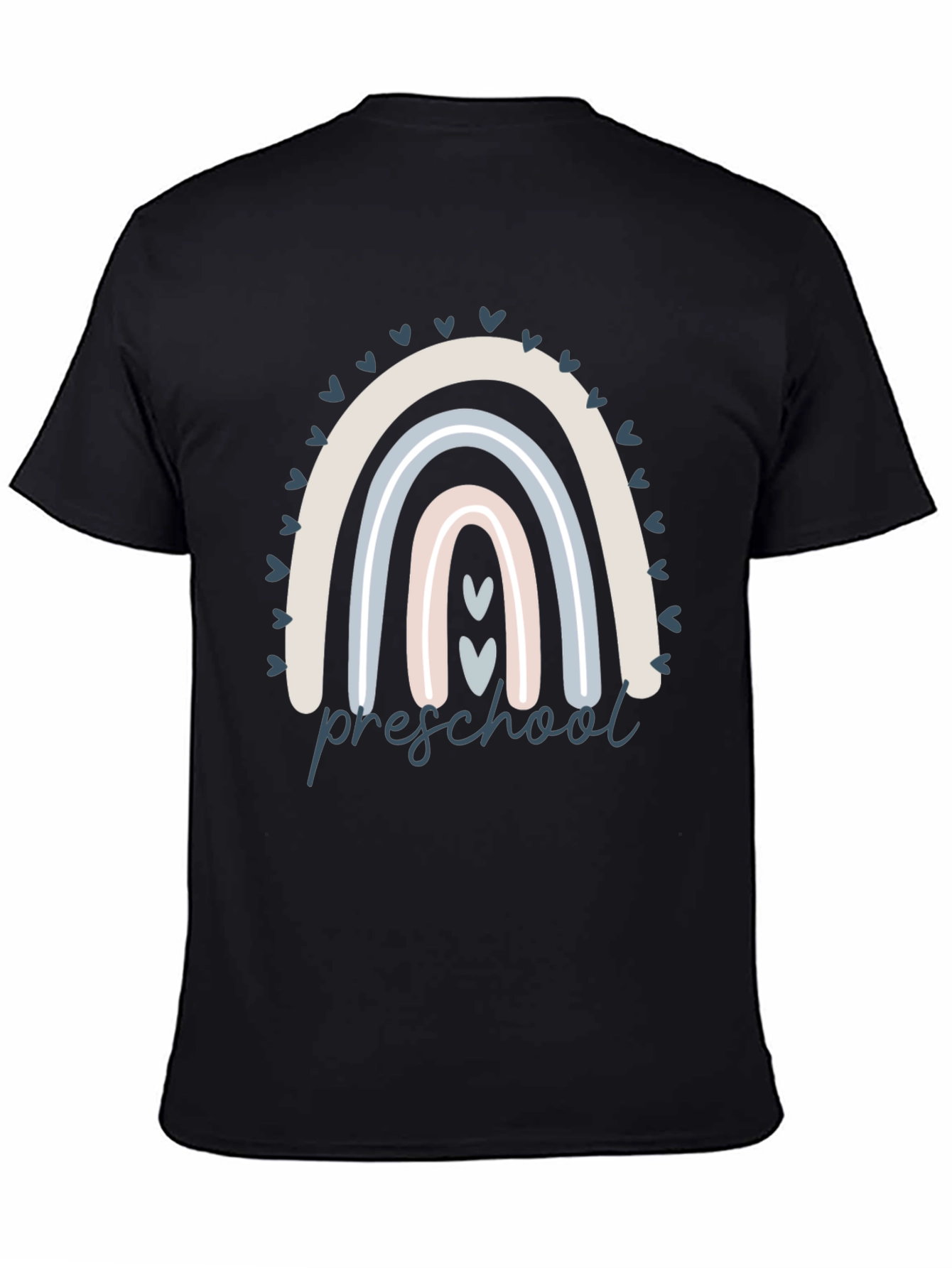 Preschool Rainbow Graphic Tee - Cute Teacher T-Shirt