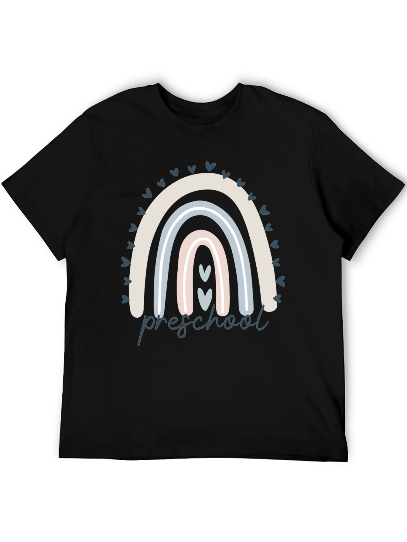 Preschool Rainbow Graphic Tee - Cute Teacher T-Shirt