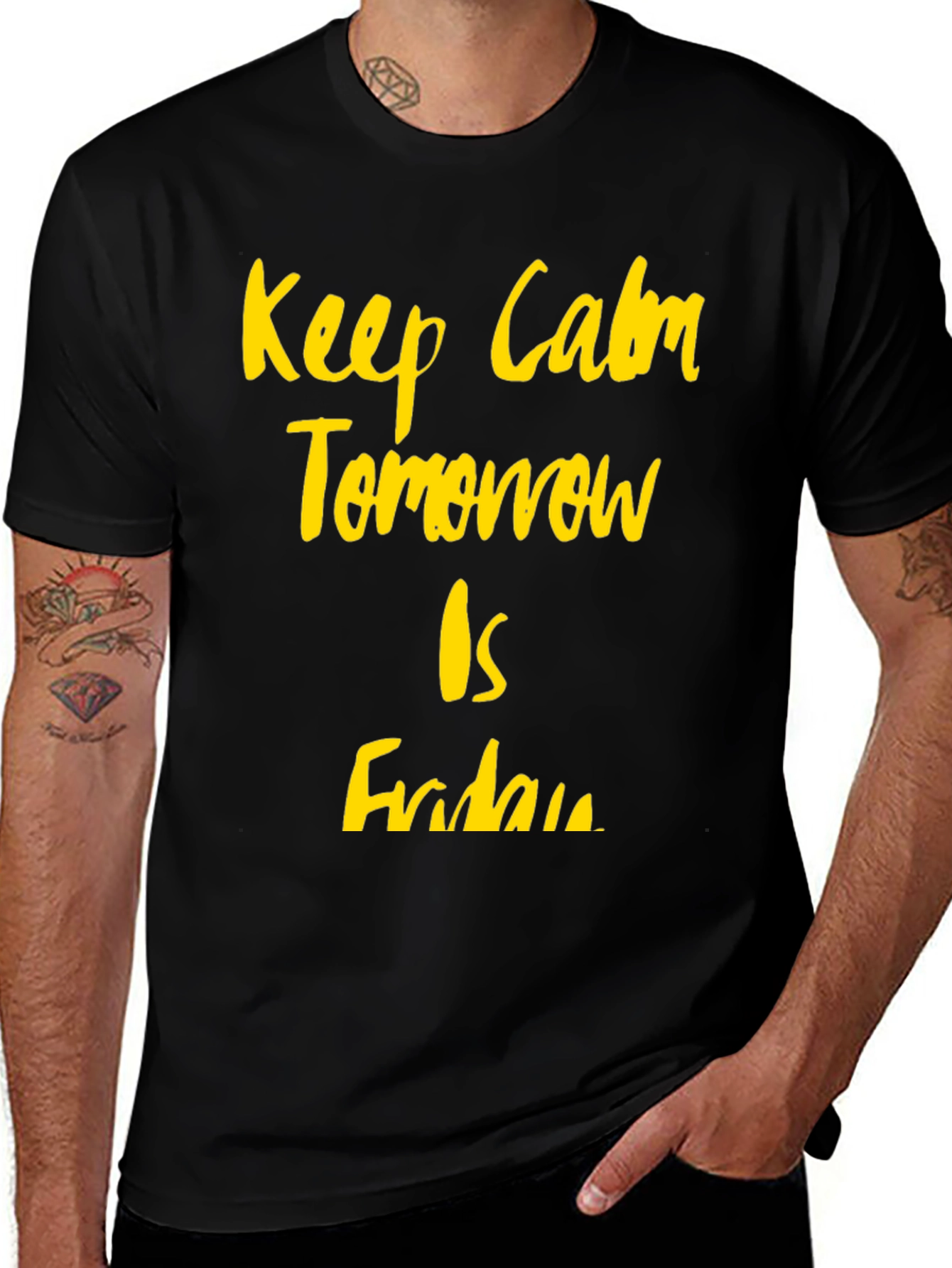 Keep Calm Its Almost Friday Graphic Tee