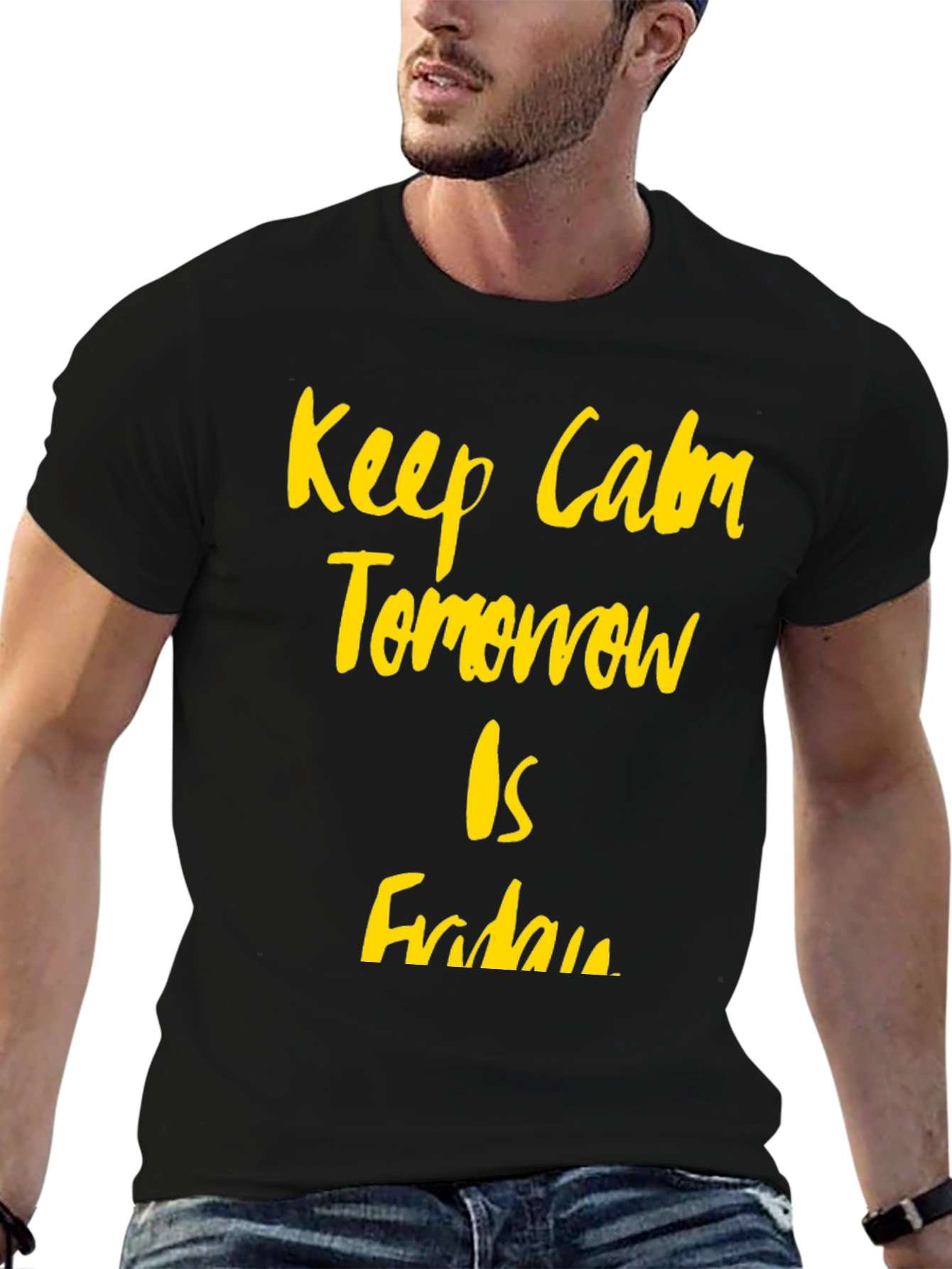 Keep Calm Its Almost Friday Graphic Tee