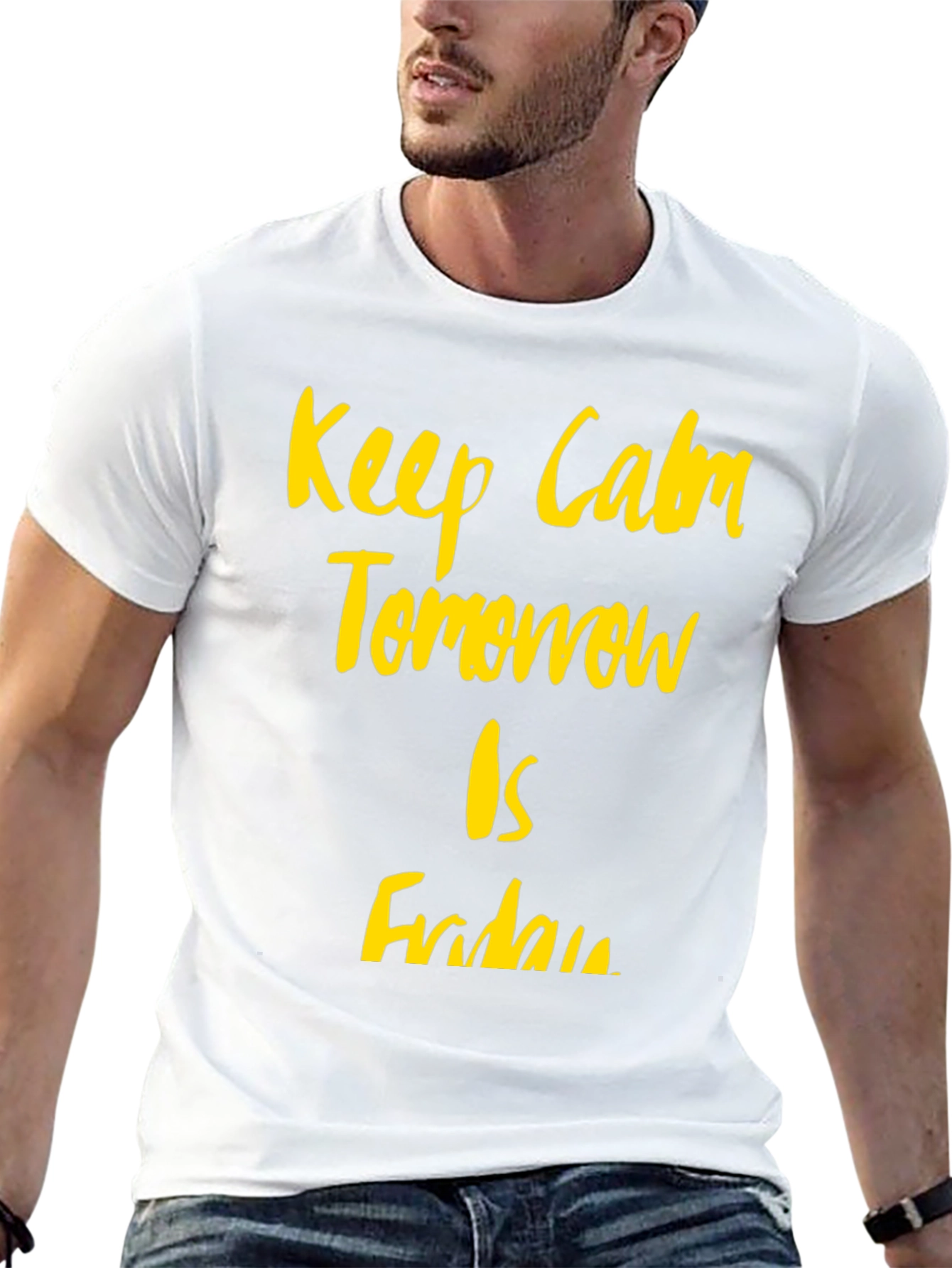 Keep Calm Its Almost Friday Graphic Tee