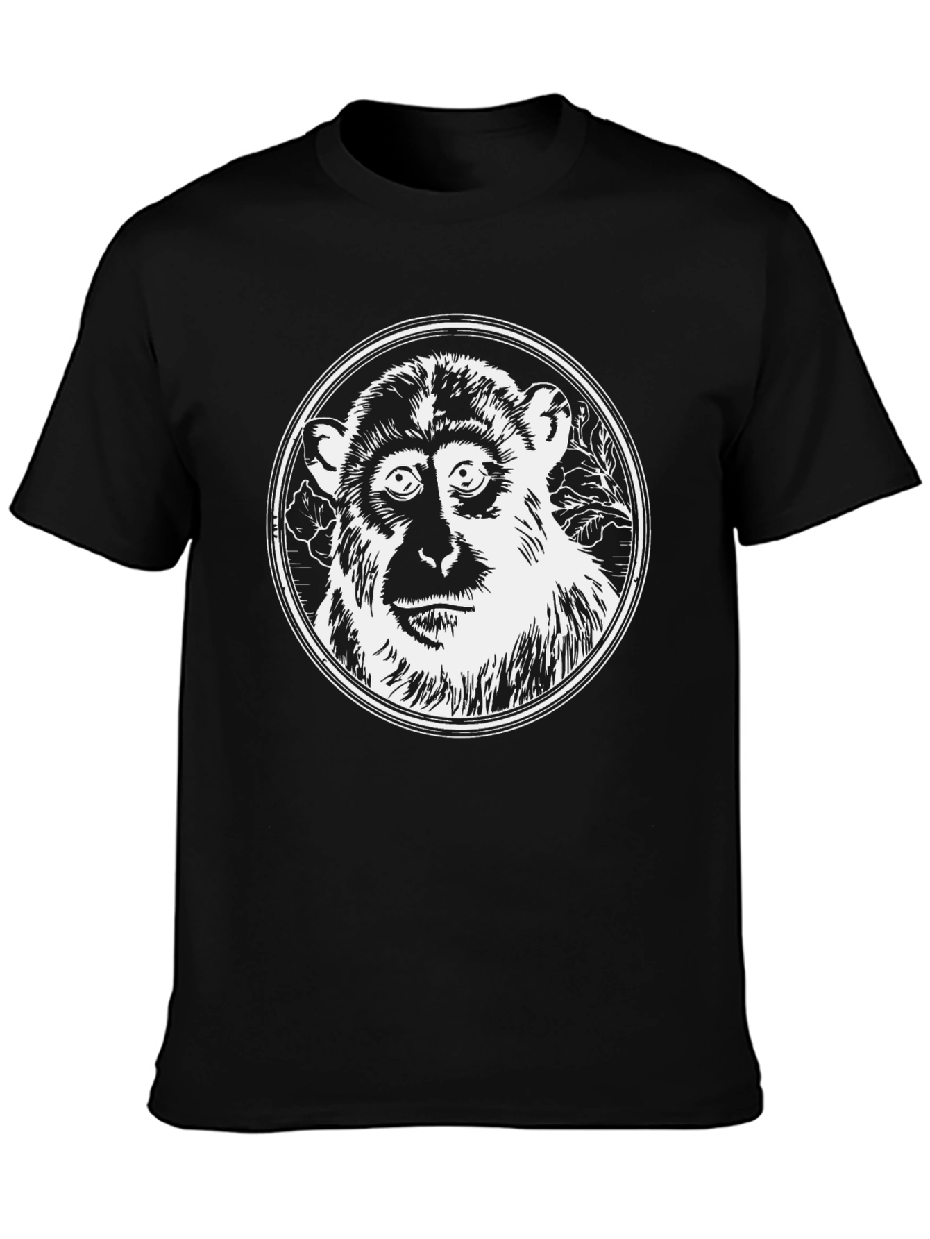 Monkey Graphic Tee - Black