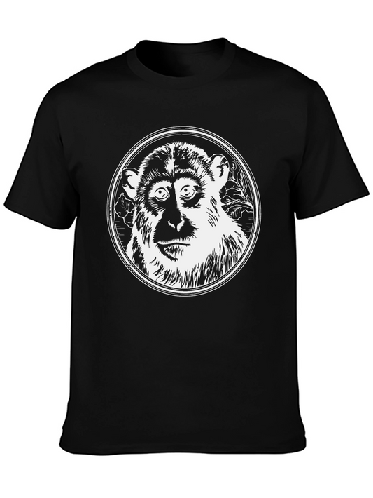 Monkey Graphic Tee - Black