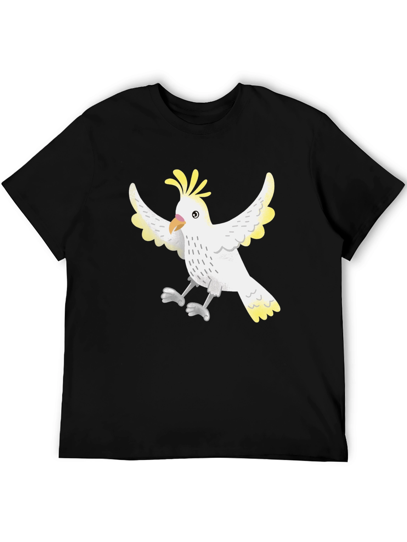Cockatoo Graphic Tee - Unisex Black T-Shirt