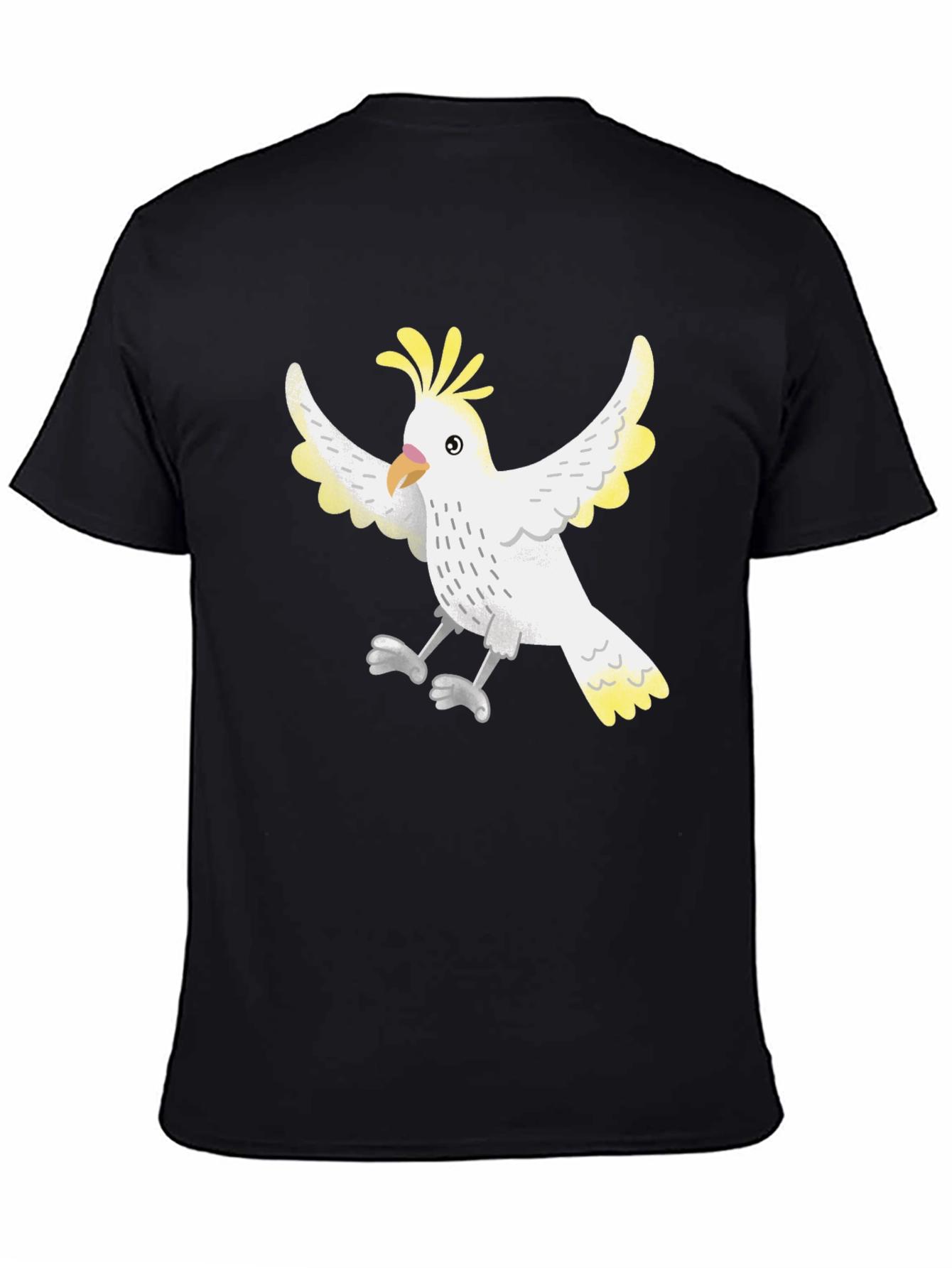 Cockatoo Graphic Tee - Unisex Black T-Shirt