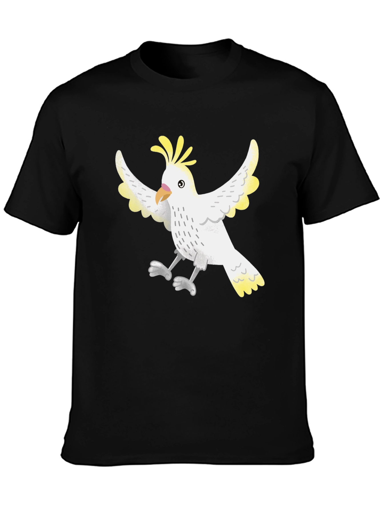 Cockatoo Graphic Tee - Unisex Black T-Shirt