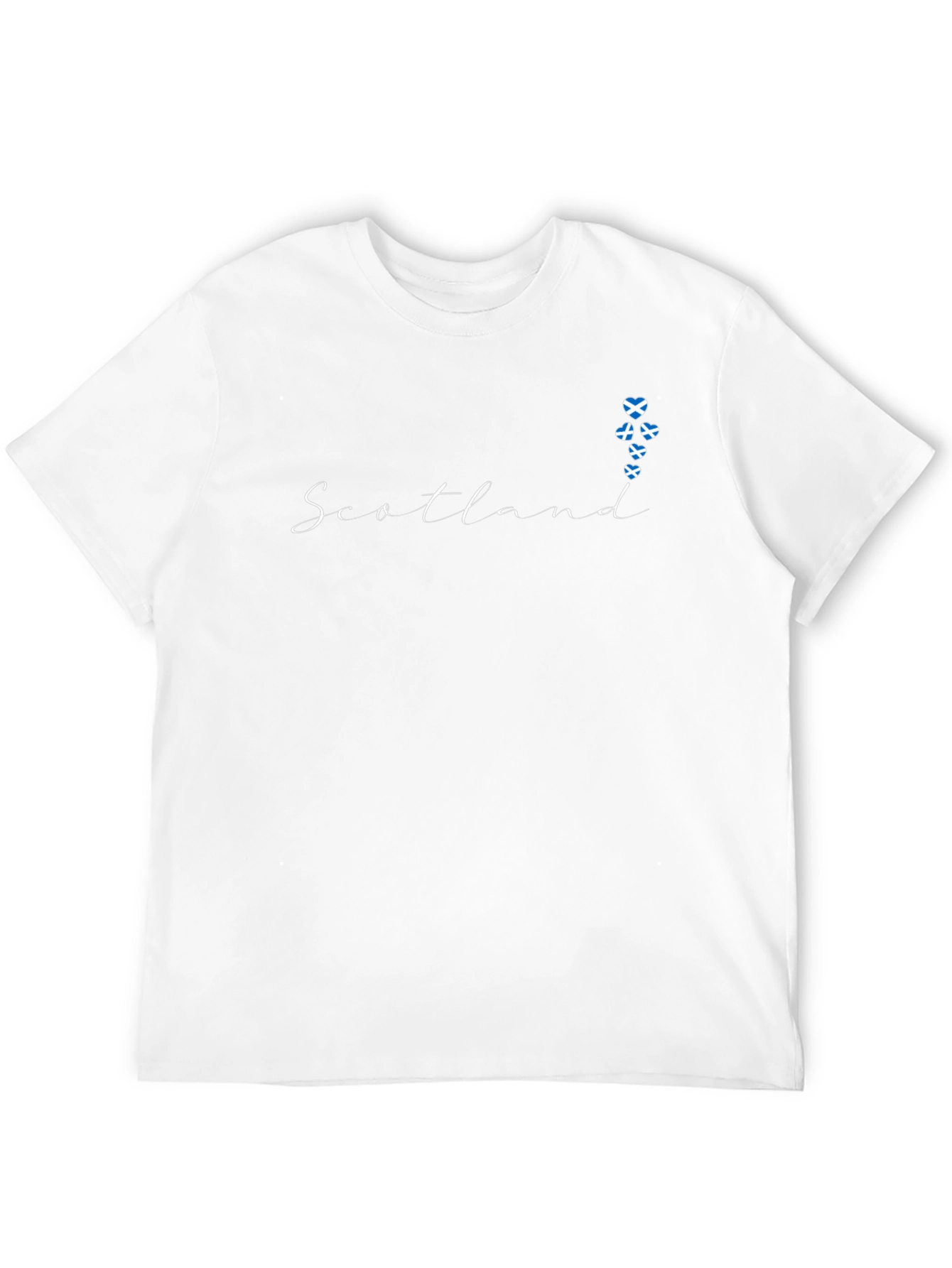 Scotland Flag Heart T-Shirt