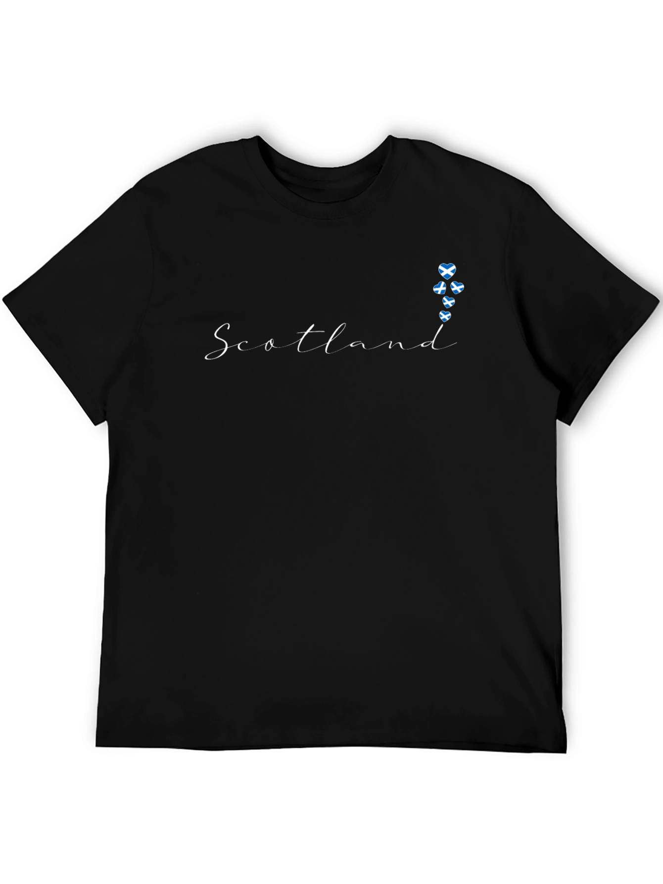 Scotland Flag Heart T-Shirt